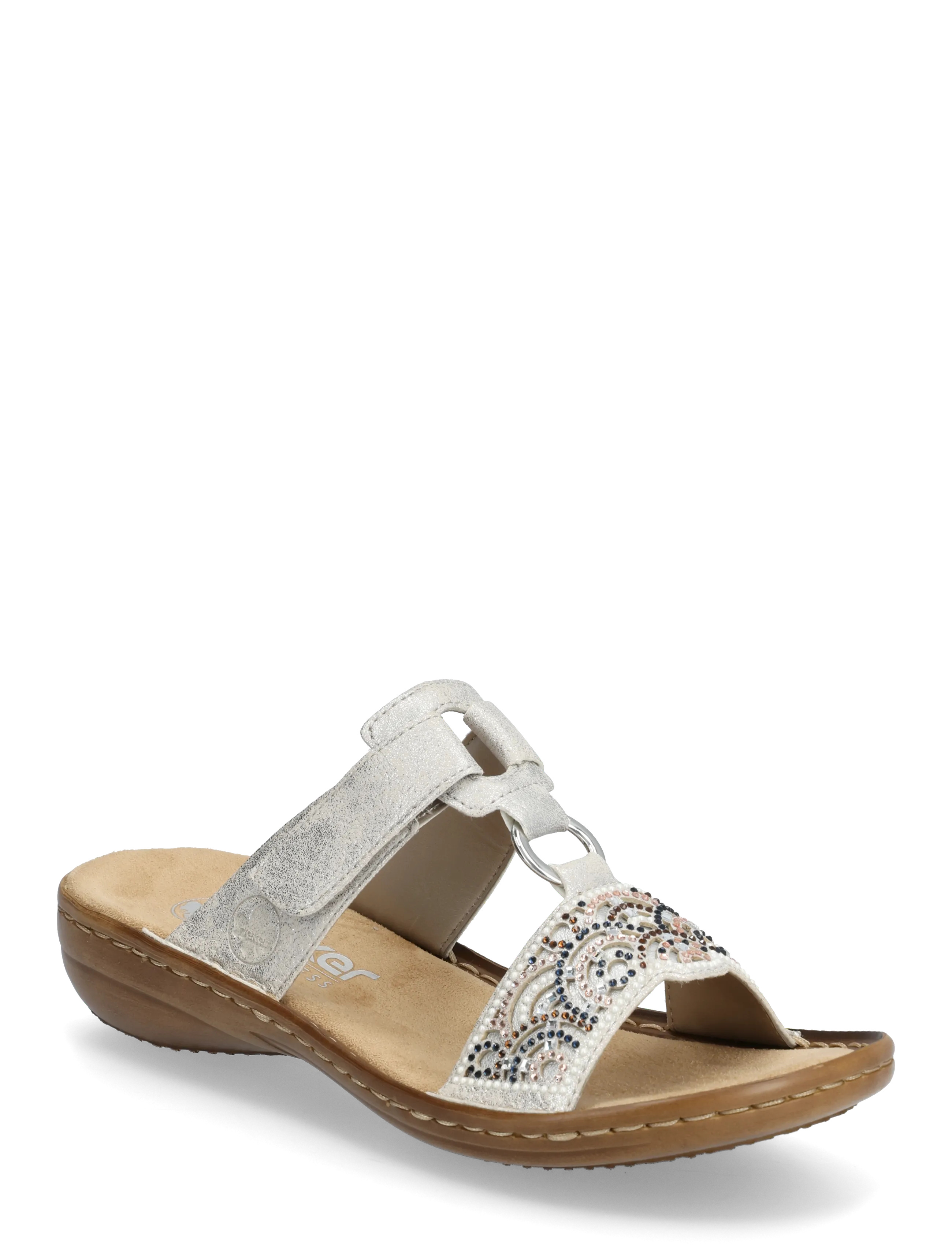 Rieker - 608K2-40 - platta sandaler - grey - 0