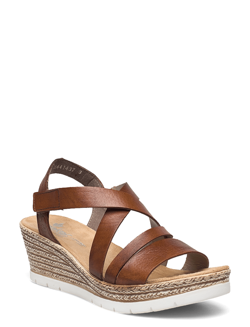 Rieker - 61937-24 - keilabsatz schuhe - brown - 0