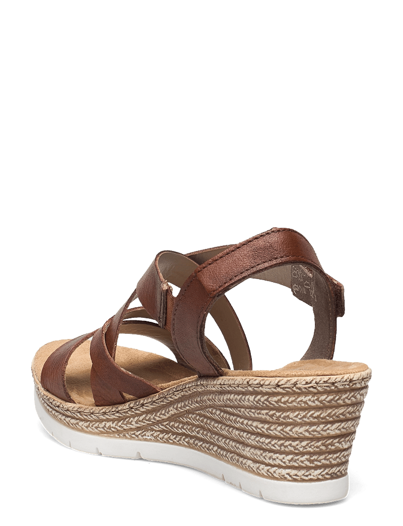 Rieker - 61937-24 - keilabsatz schuhe - brown - 2