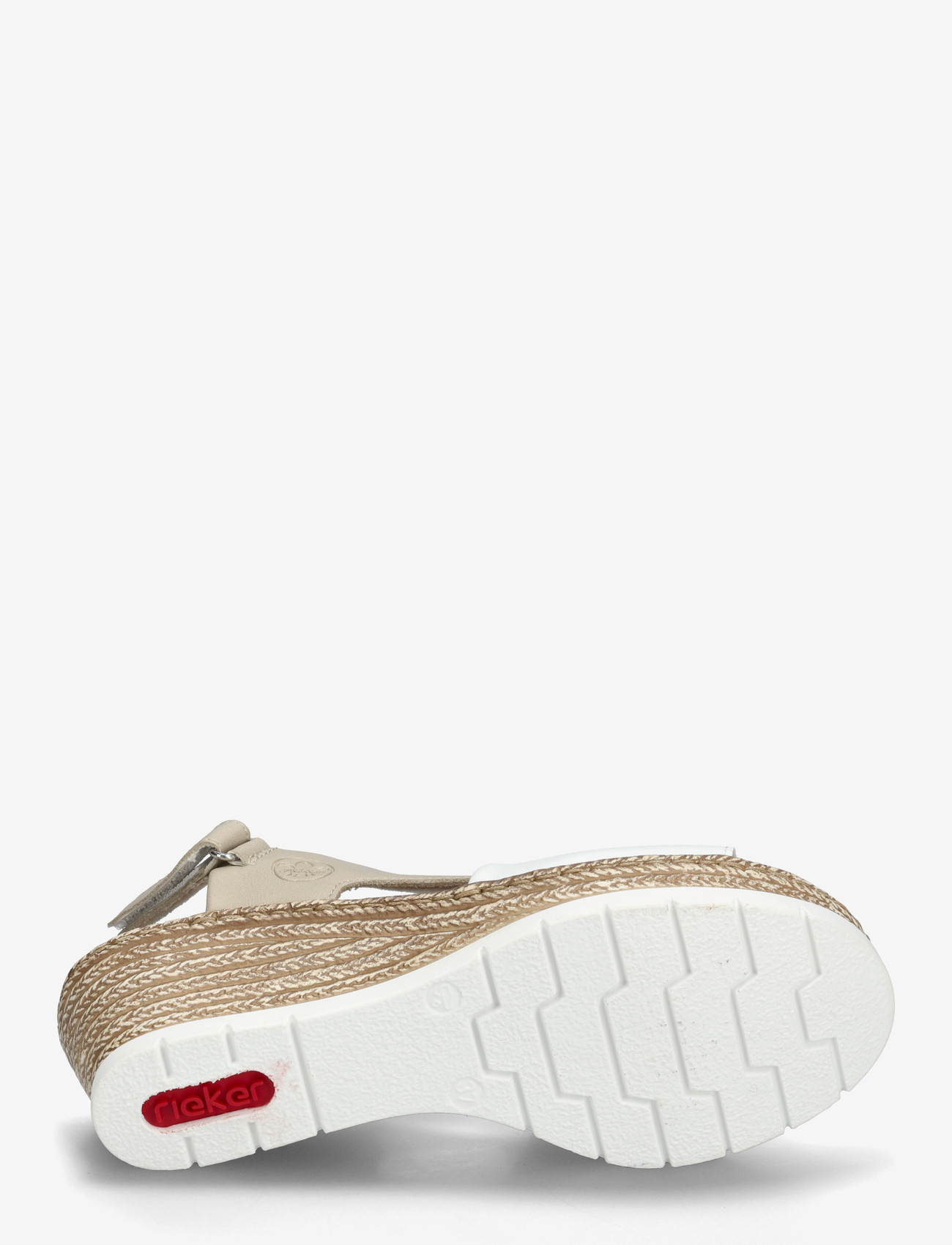 Rieker - 61975-62 - espadrilles mit absatz - beige - 4