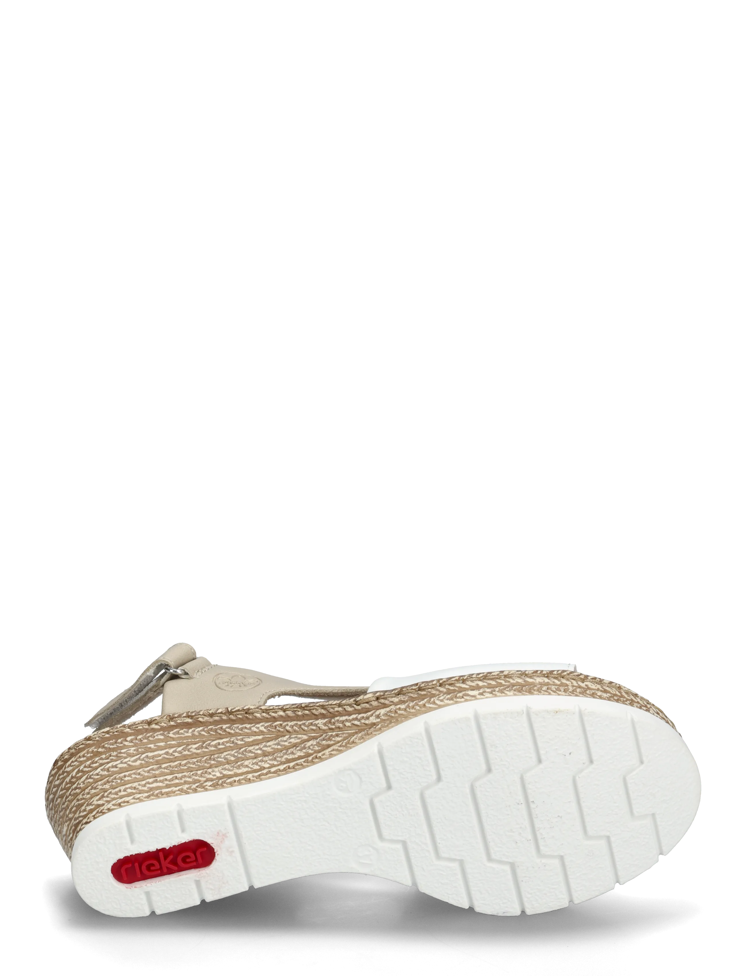 Rieker - 61975-62 - espadrillos med klack - beige - 4
