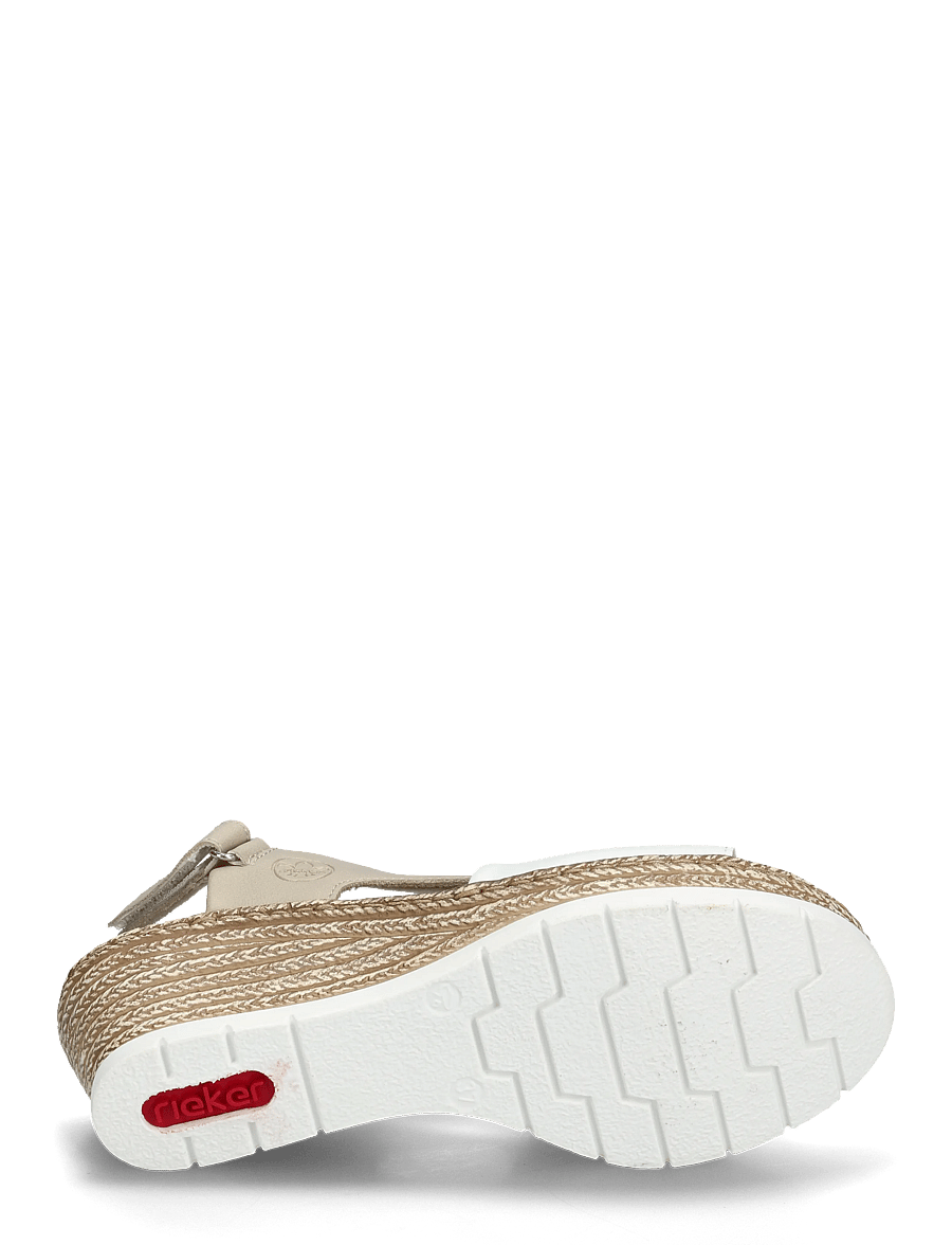 Rieker - 61975-62 - kontsaga espadrillid - beige - 4