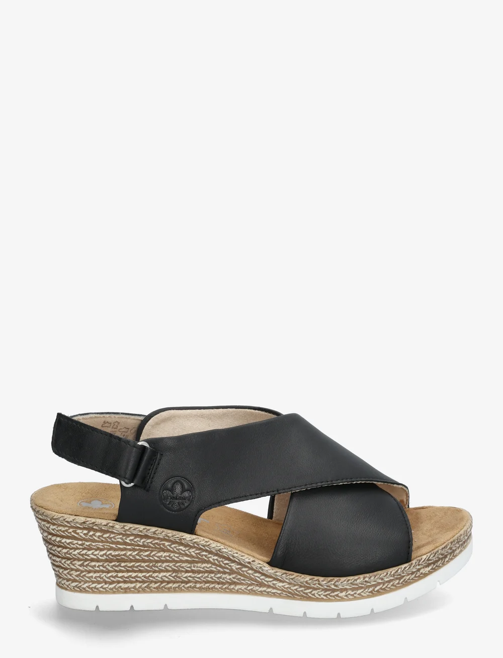 Rieker - Rieker Ladies' sandals 61975-24 Brown - kontsaga espadrillid - black - 1