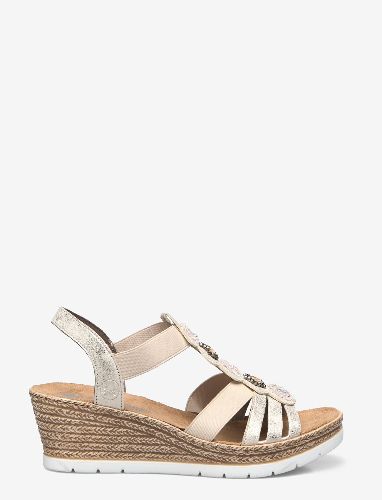 Rieker - Rieker Ladies' sandals 619B2-60 Beige - beige - 1