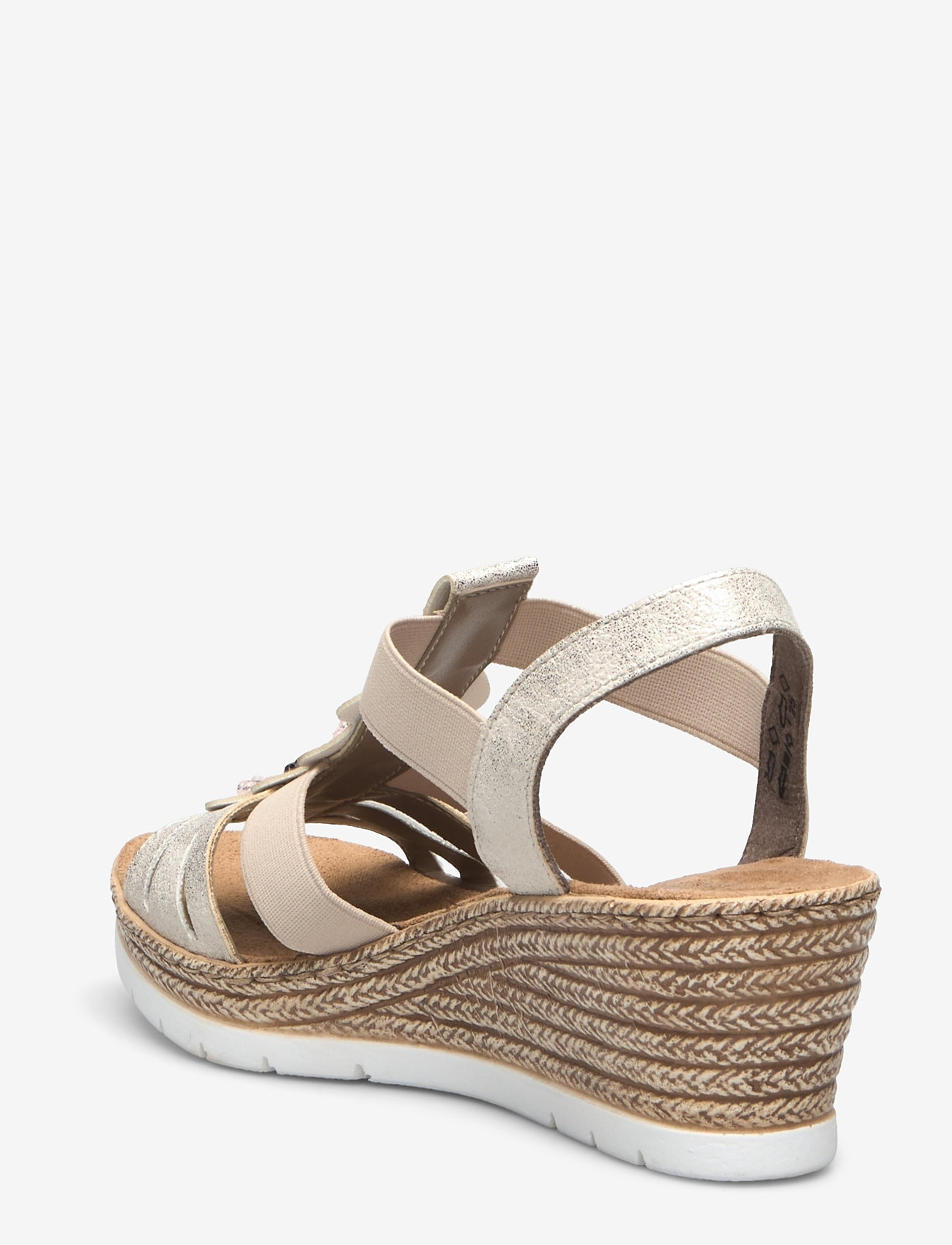 Rieker - Rieker Ladies' sandals 619B2-60 Beige - beige - 2