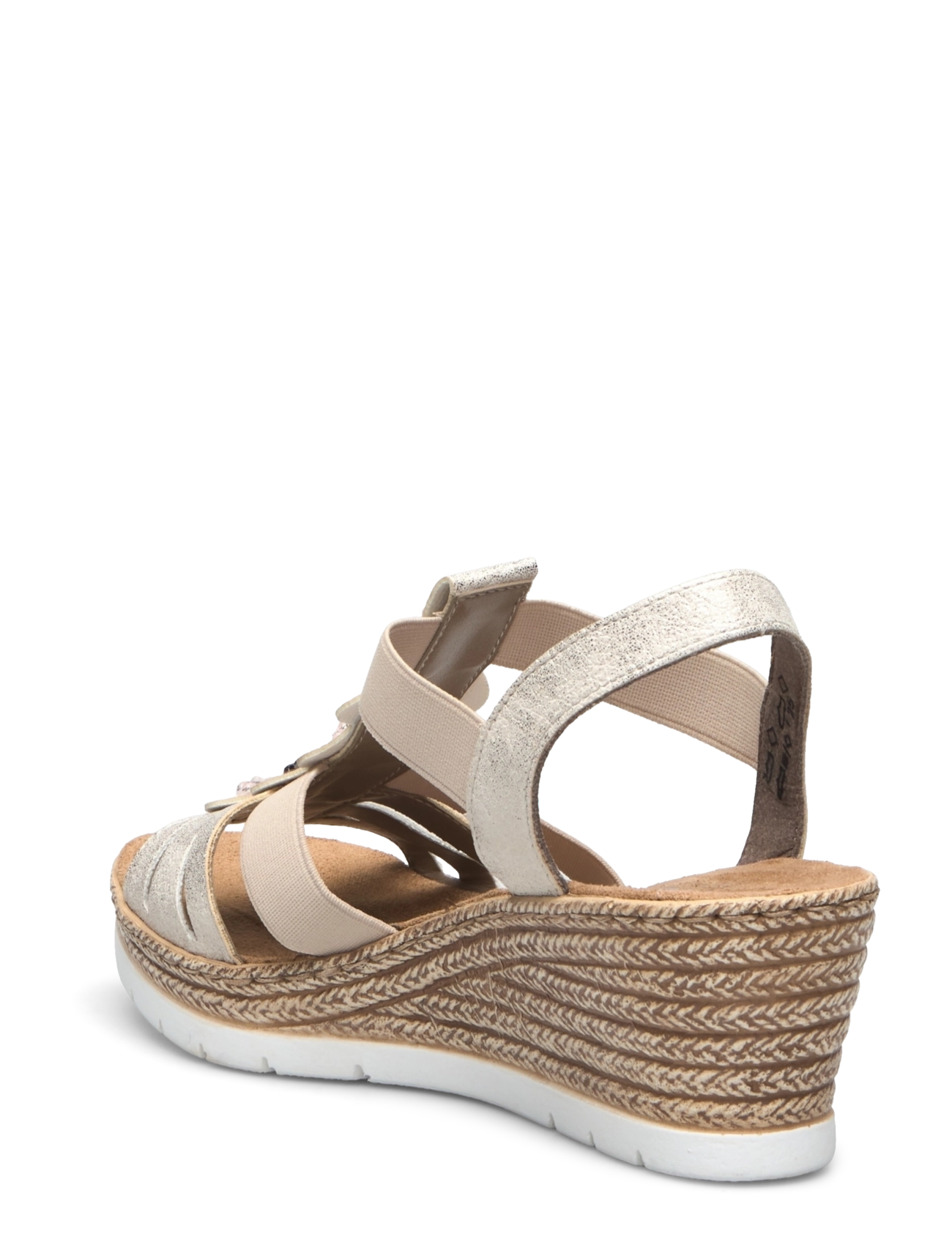 Rieker - 619B2-00 - kontsaga espadrillid - beige - 2