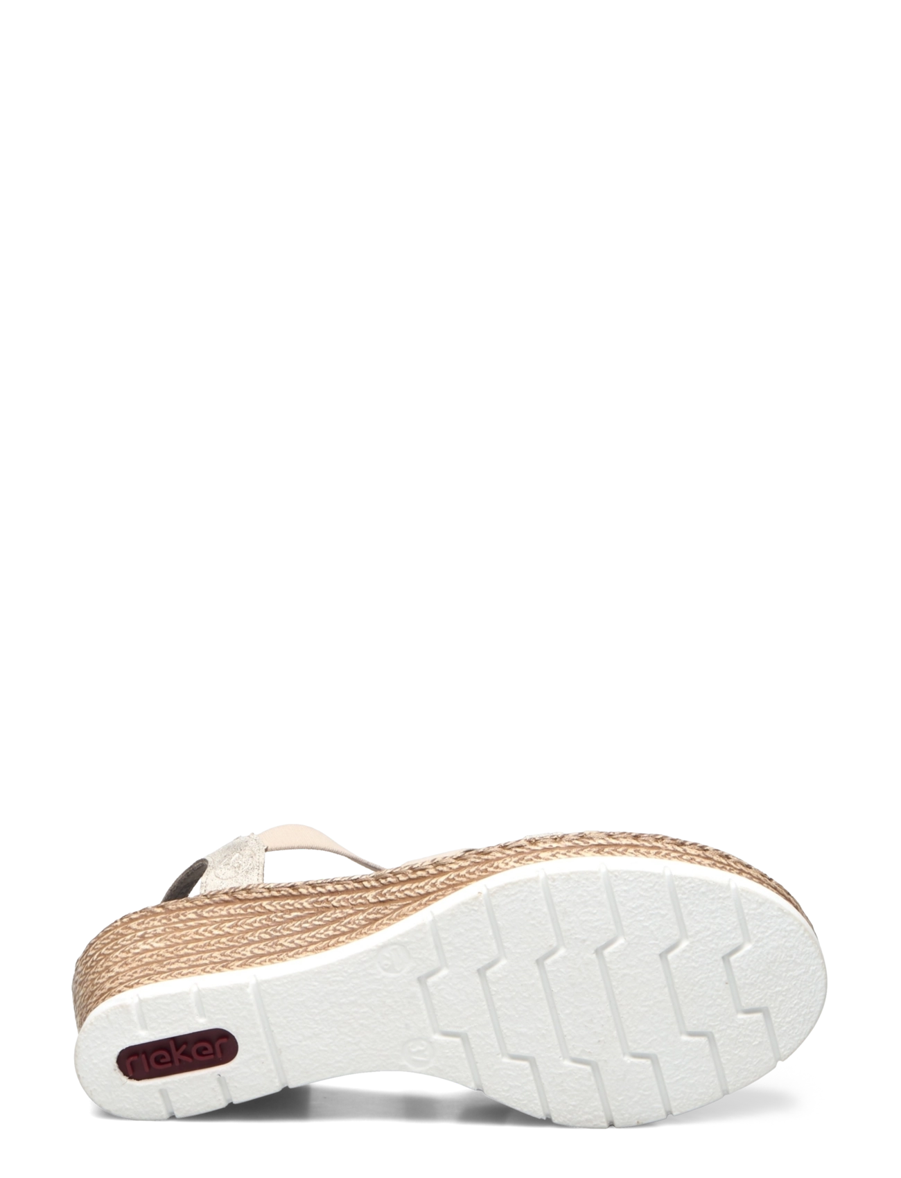 Rieker - 619B2-00 - kontsaga espadrillid - beige - 4