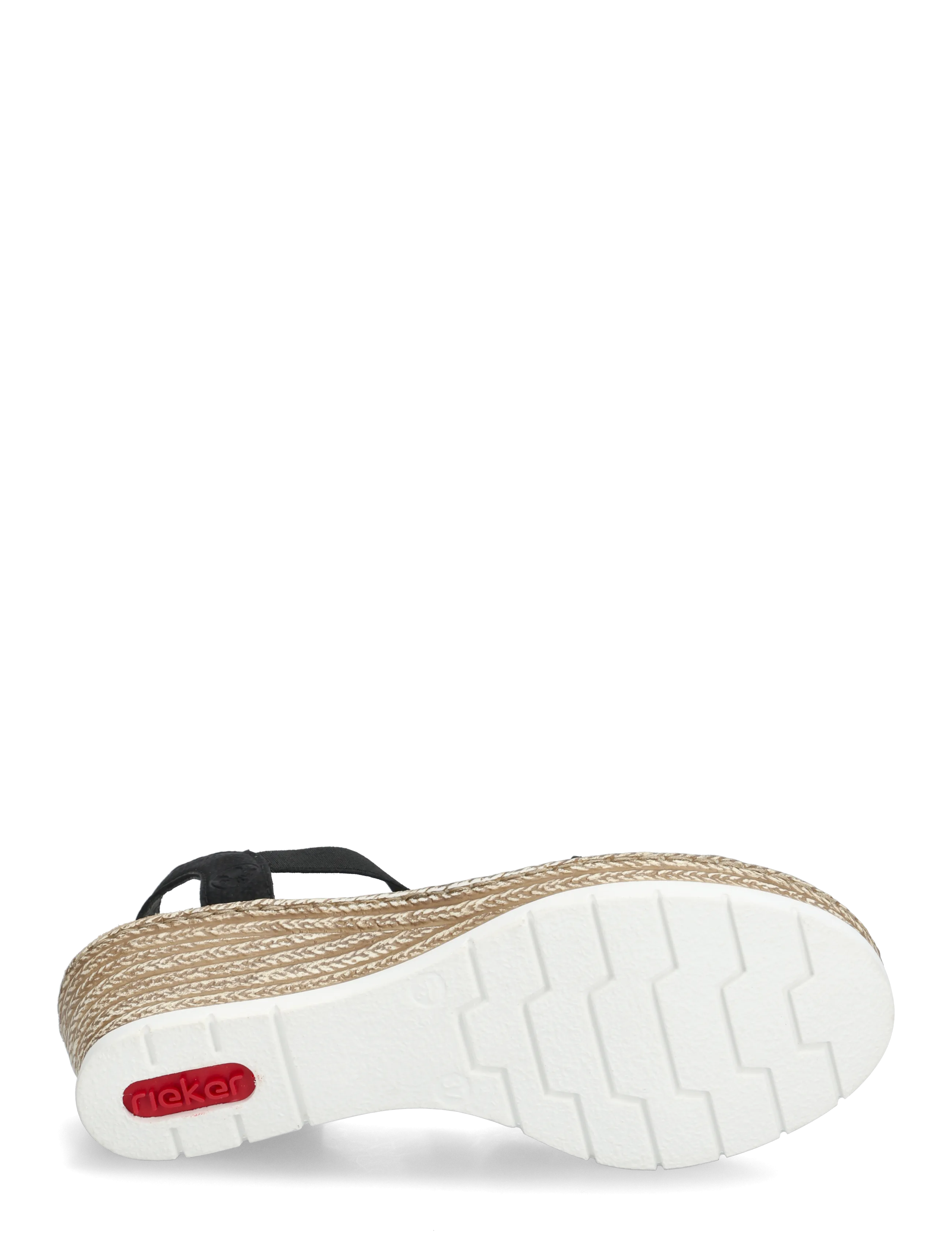 Rieker - 619B2-00 - espadrillos med hæl - black - 4