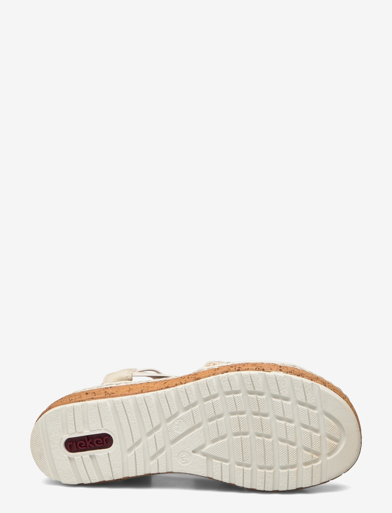Rieker - Rieker Ladies' sandals 62741-60 Beige - kontsata sandaalid - beige - 4