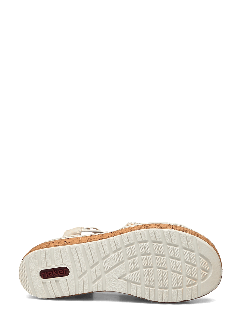 Rieker - Rieker Ladies' sandals 62741-52 Green - flatir sandalar - beige - 4