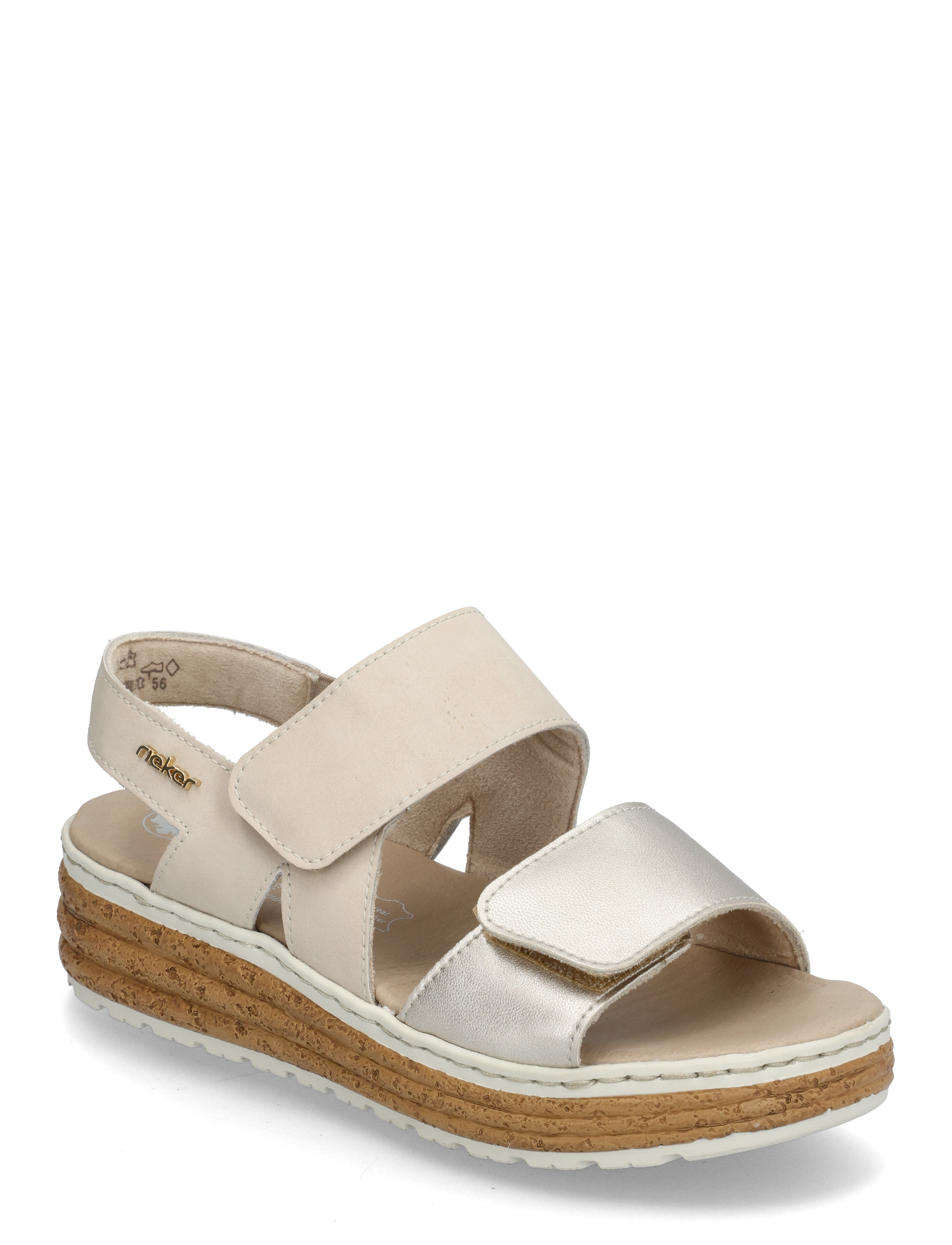 Rieker 62761-90 - Platte sandalen - GOLD / beige