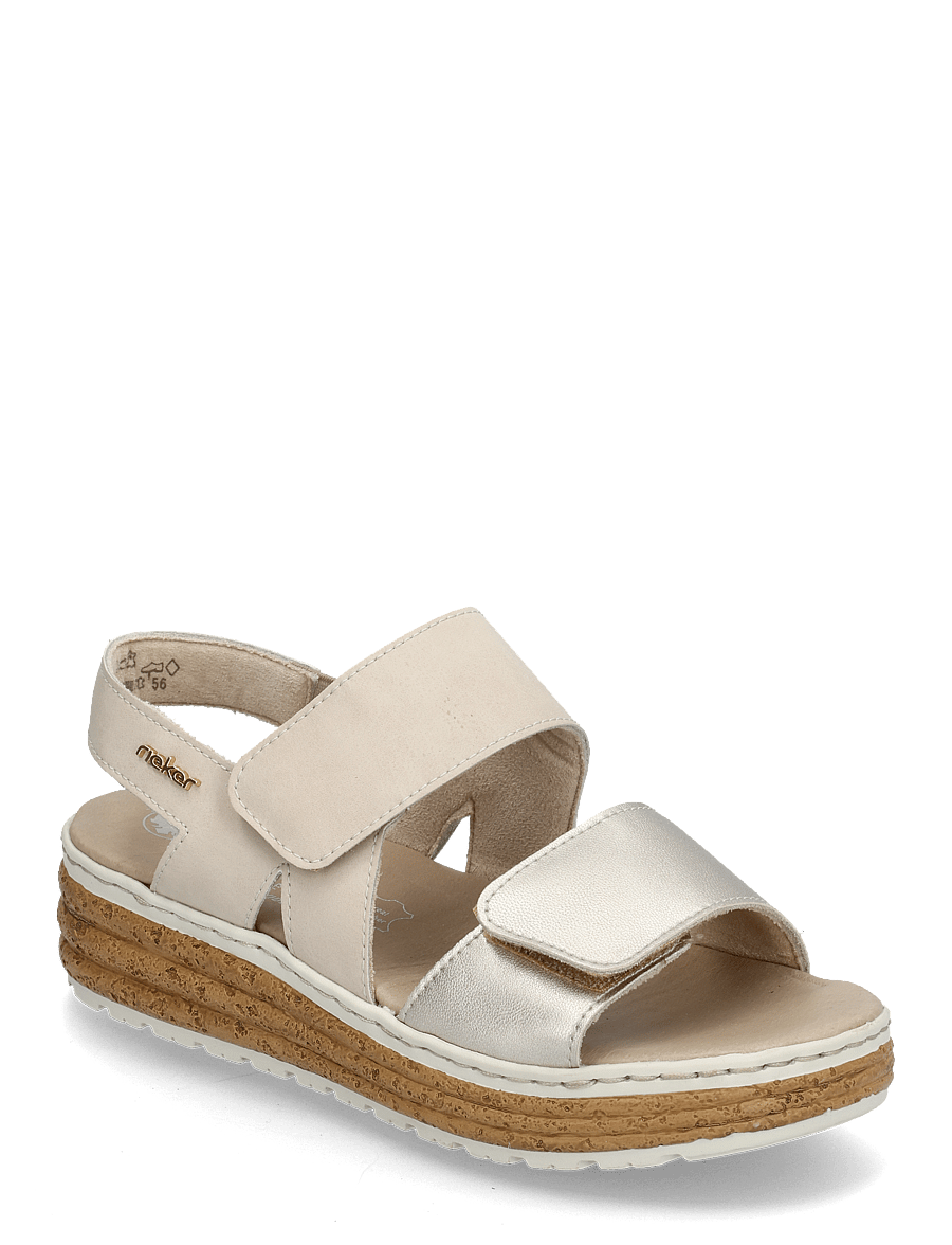 Rieker - 62761-90 - flache sandalen - gold - 0