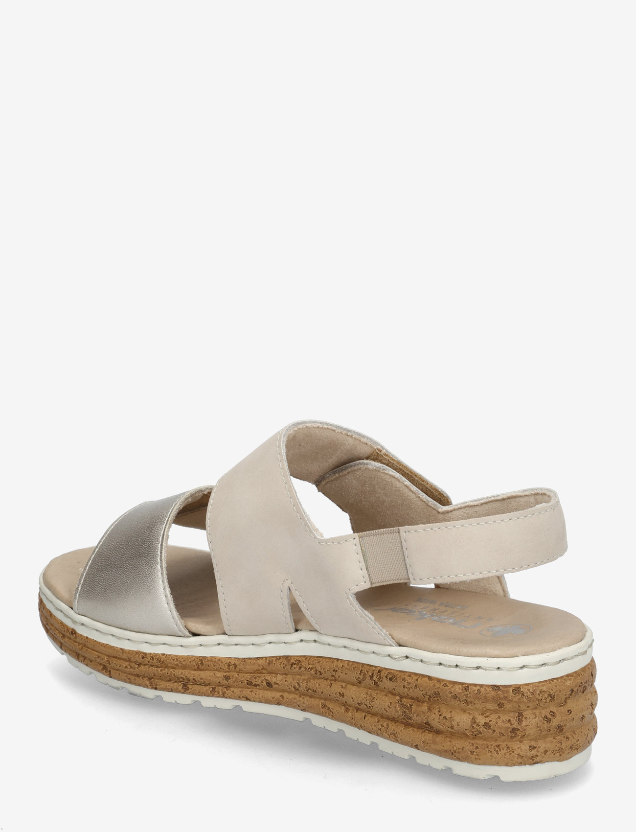 Rieker - 62761-90 - platta sandaler - gold - 2