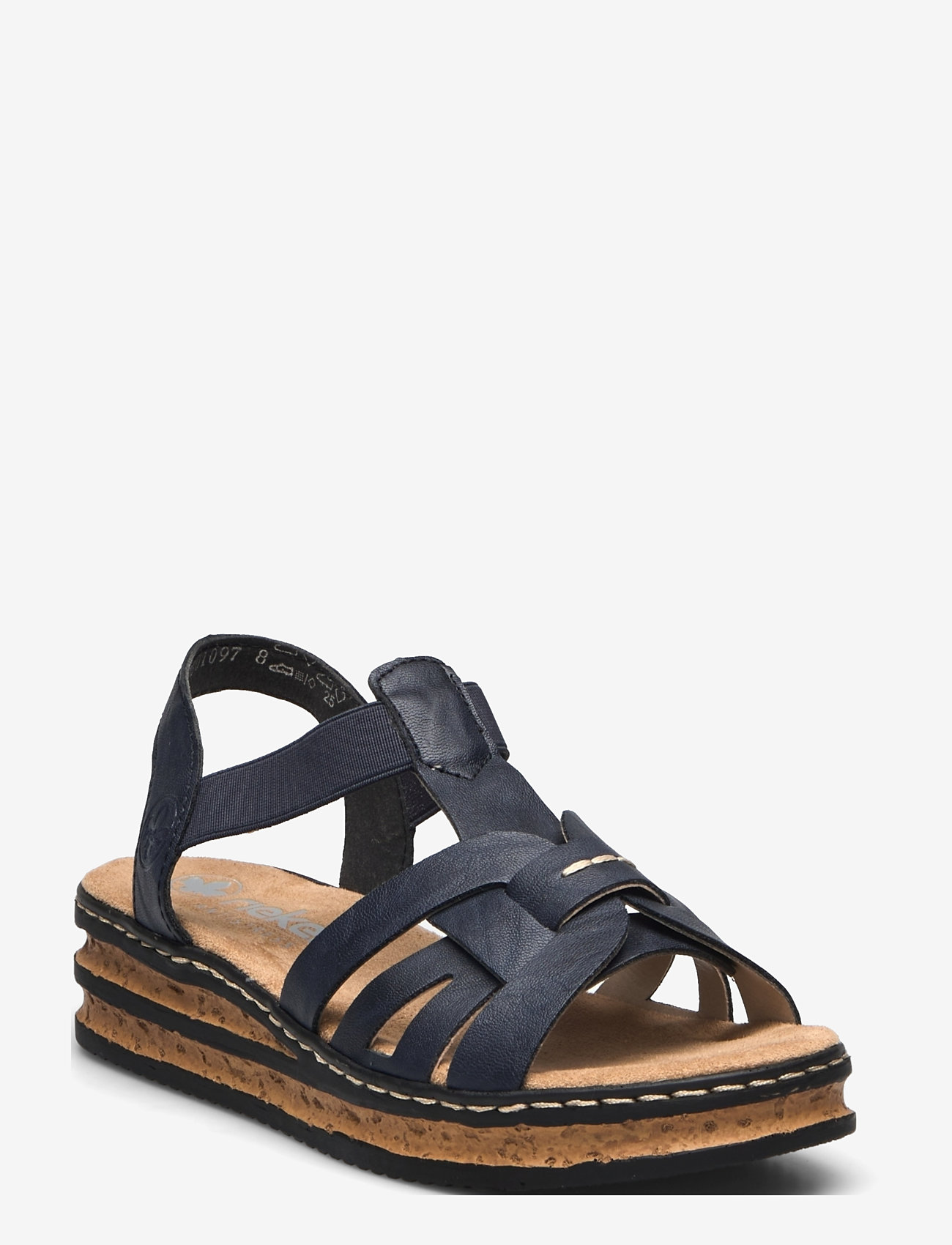 Rieker - Rieker Ladies' sandals 62918-22 brown - blue - 0