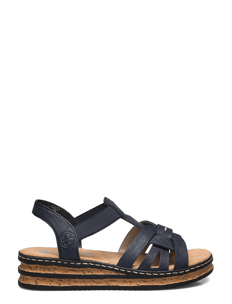 Rieker - Rieker Ladies' sandals 62918-22 brown - blue - 1