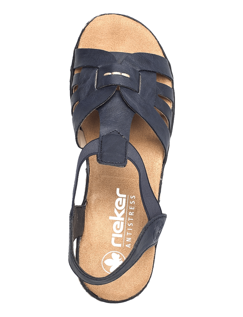 Rieker - Rieker Ladies' sandals 62918-22 brown - blue - 3