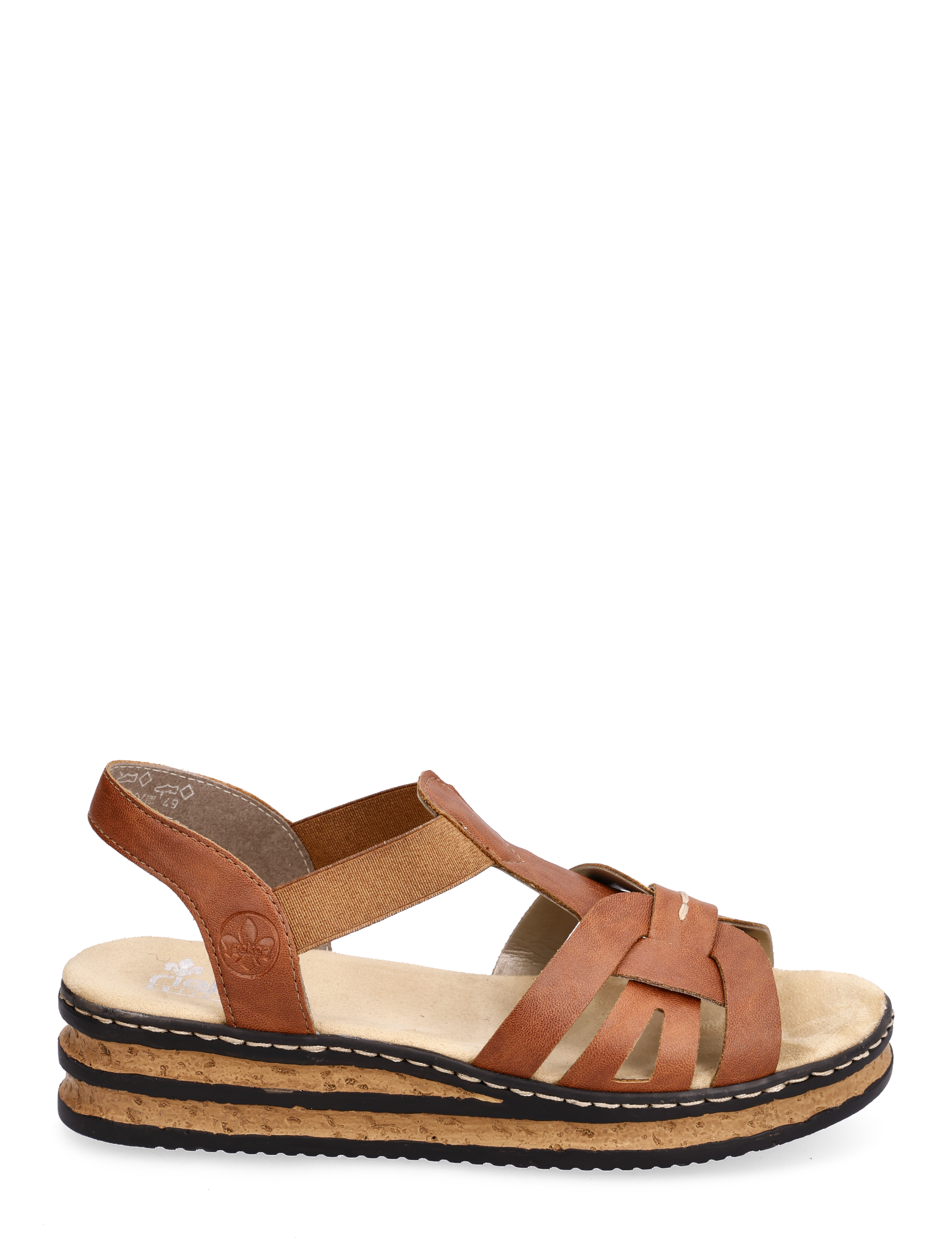 Rieker - 62918-14 - plateau-sandalen - brown - 1