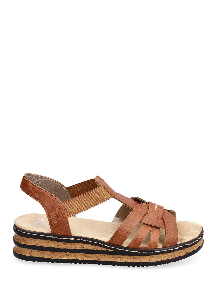 Rieker - 62918-14 - plateau-sandalen - brown - 1