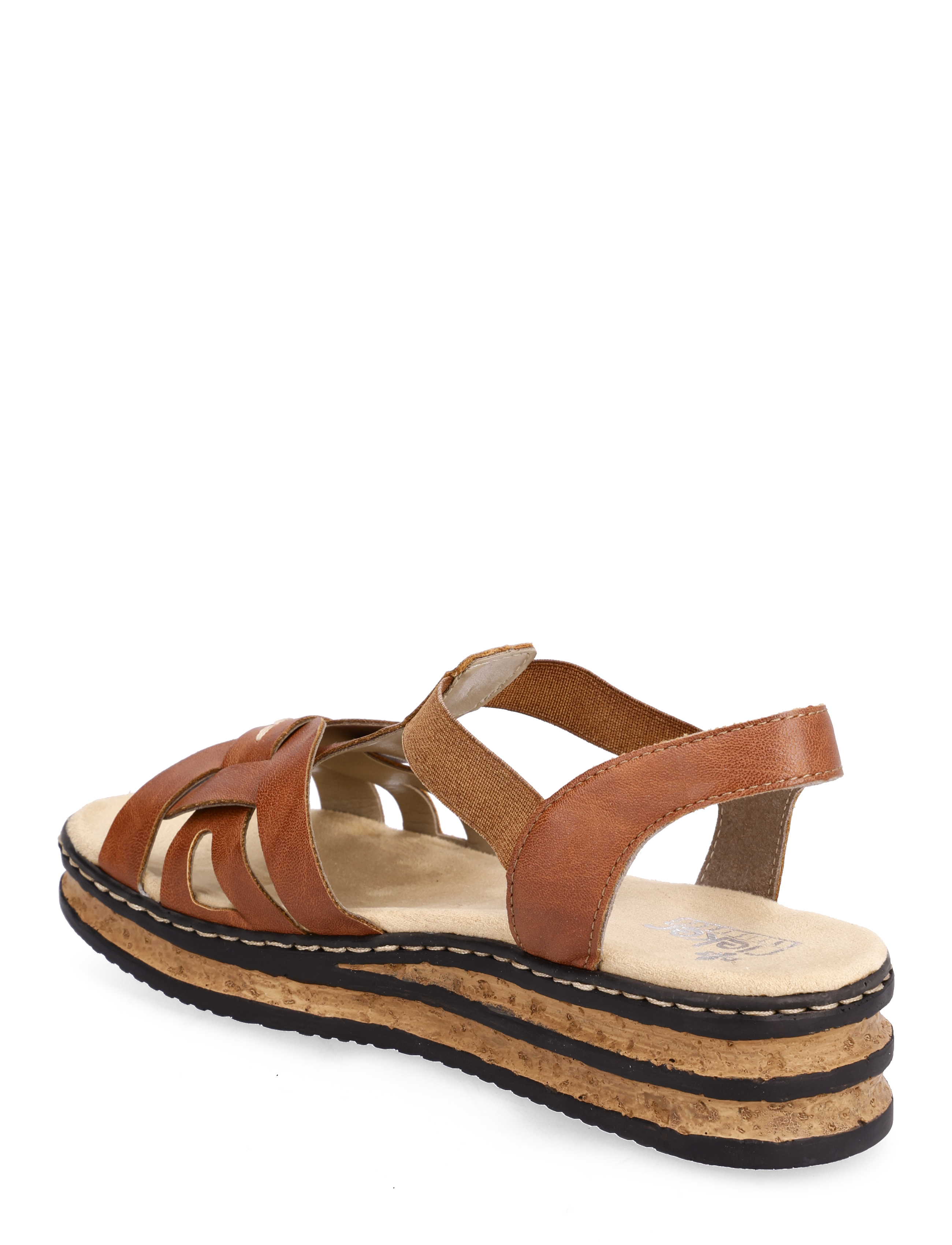 Rieker - 62918-14 - plateau-sandalen - brown - 2
