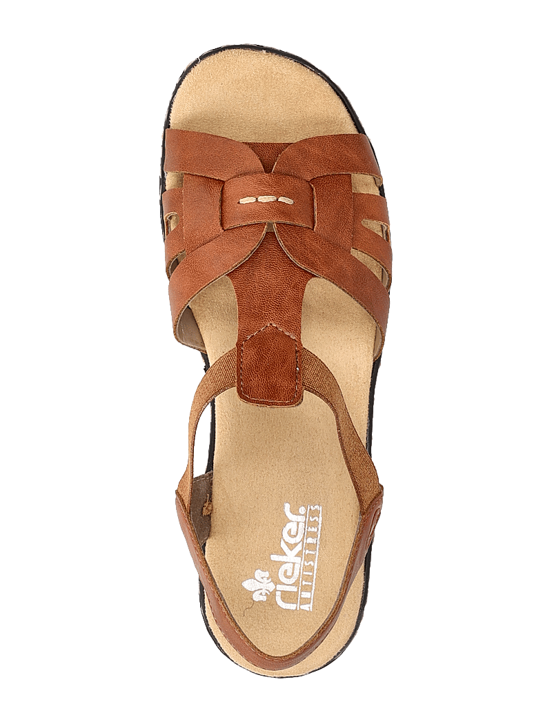 Rieker - Rieker Ladies' sandals 62918-22 brown - platform sandals - brown - 3