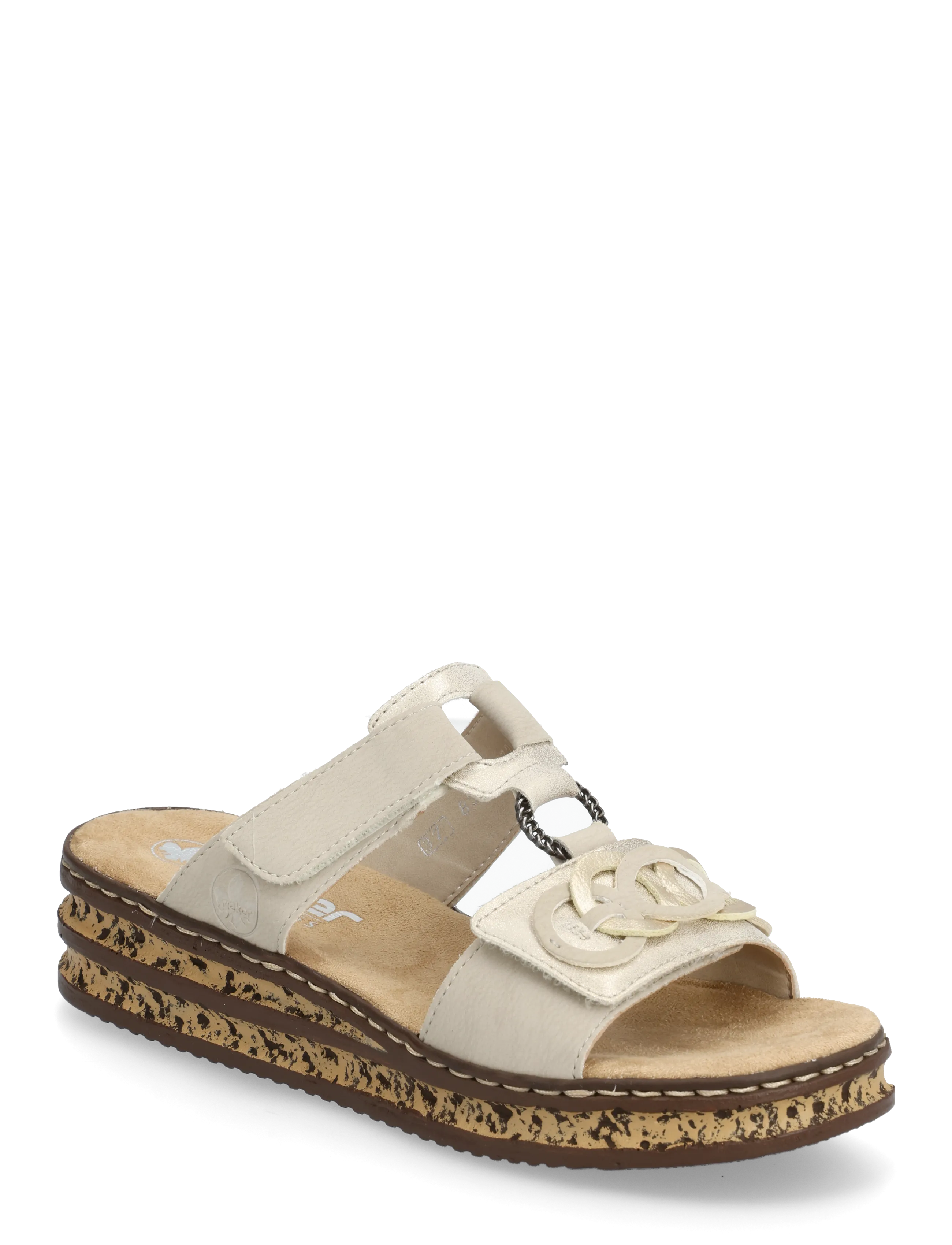 Rieker 62936-60, 42, Sandals, Beige - Platform Frauen