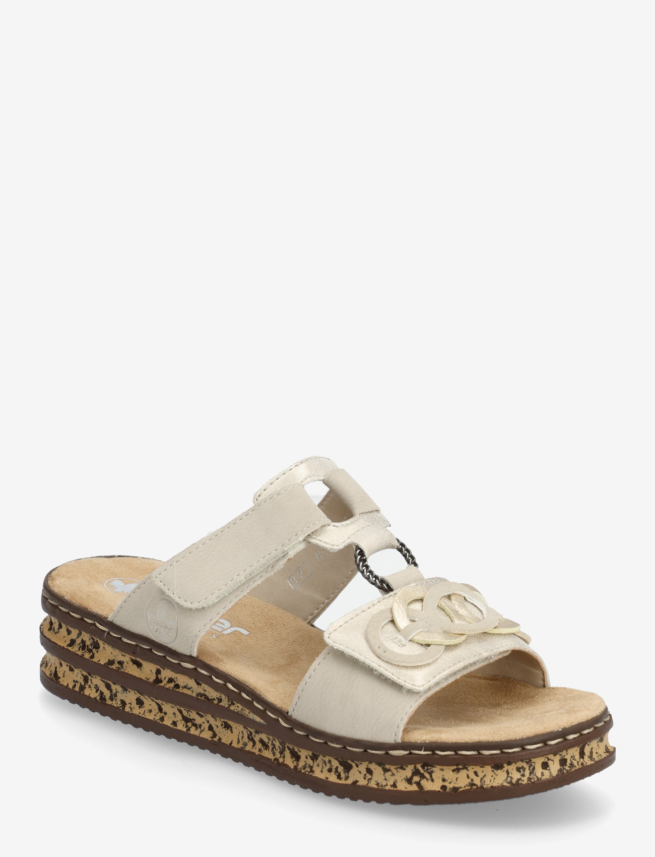 Rieker - 62936-60 - platform sandals - beige - 0