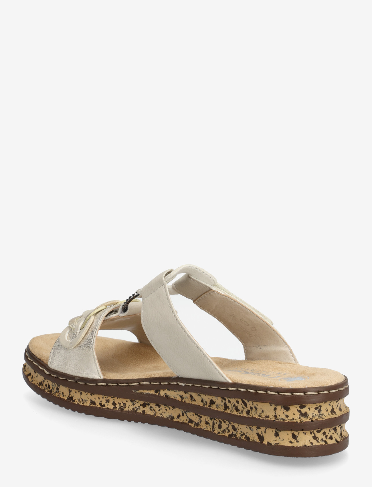 Rieker - 62936-60 - platform sandals - beige - 2