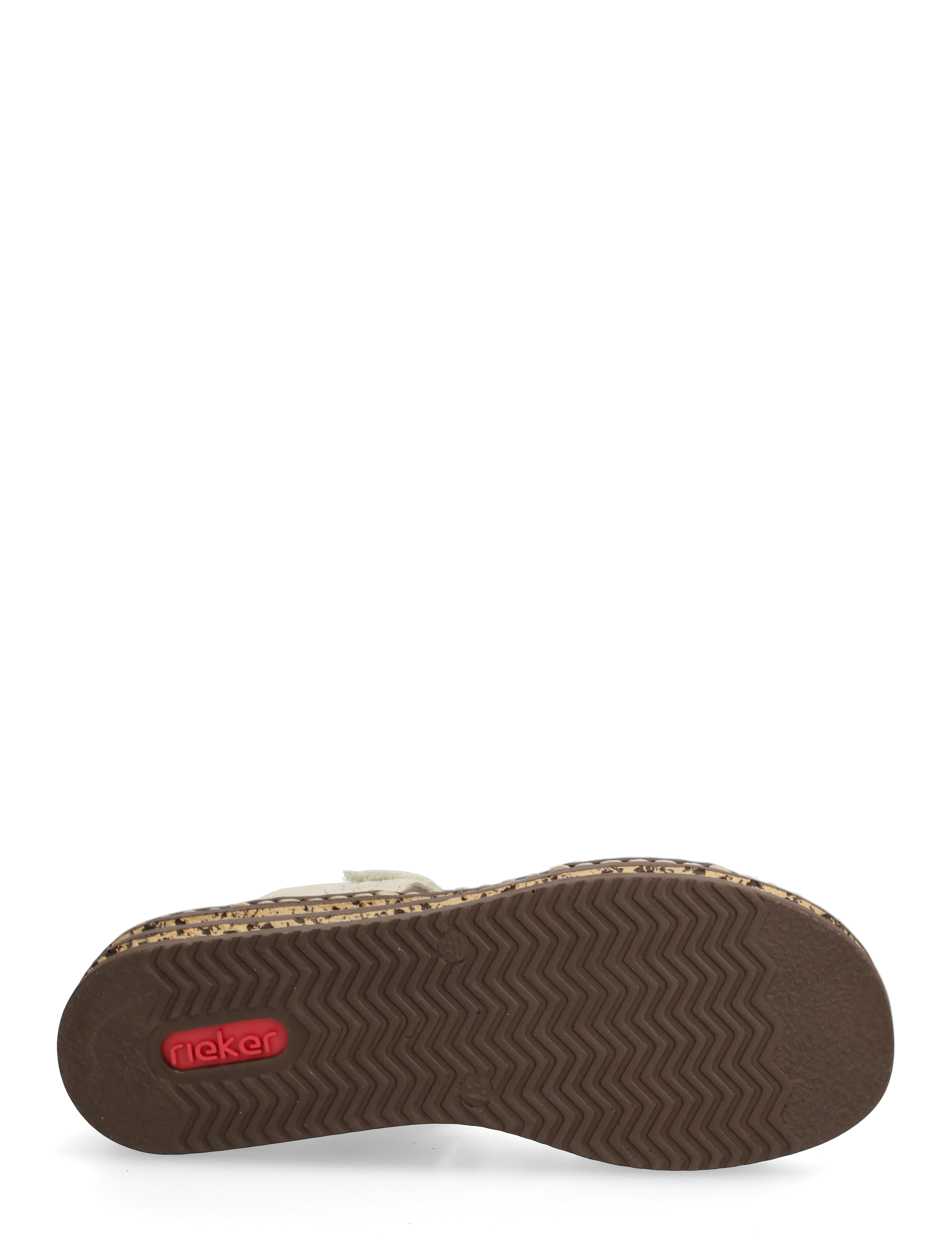 Rieker - 62936-60 - basutės ant platformos - beige - 4