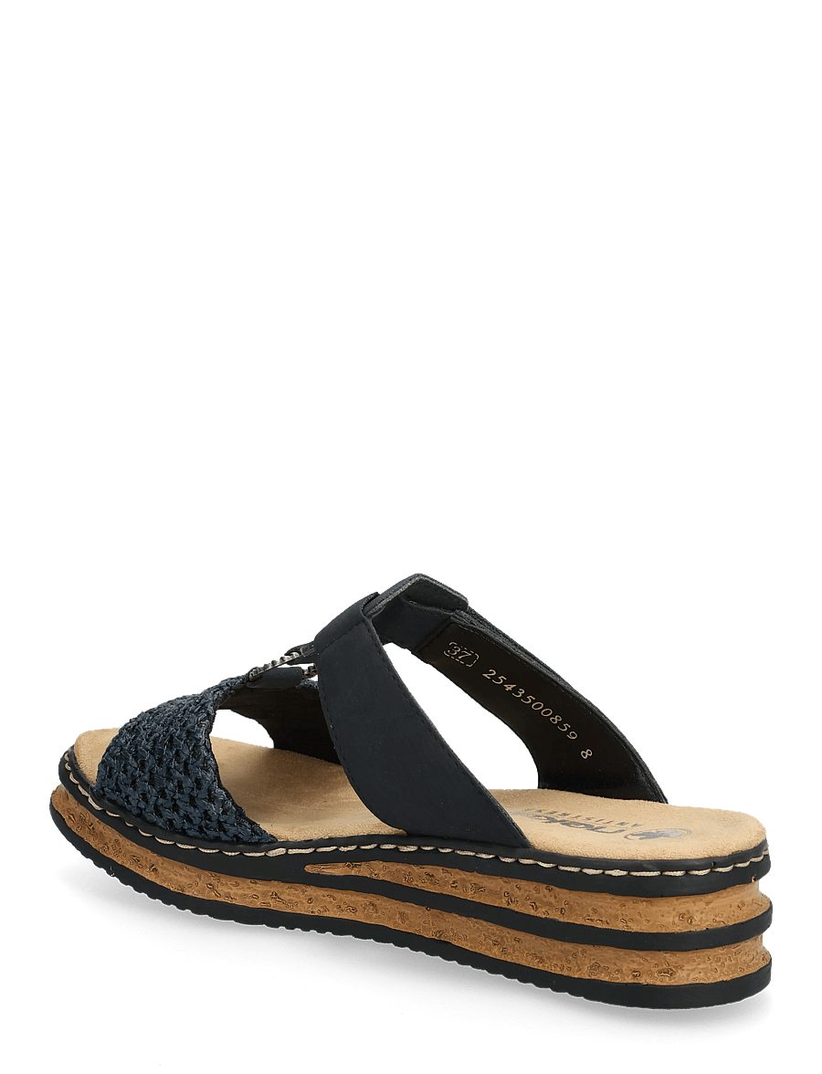 Rieker - 62943-14 - platåsandaler - blue - 2