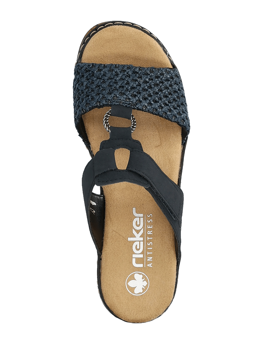 Rieker - 62943-14 - platåsandaler - blue - 3