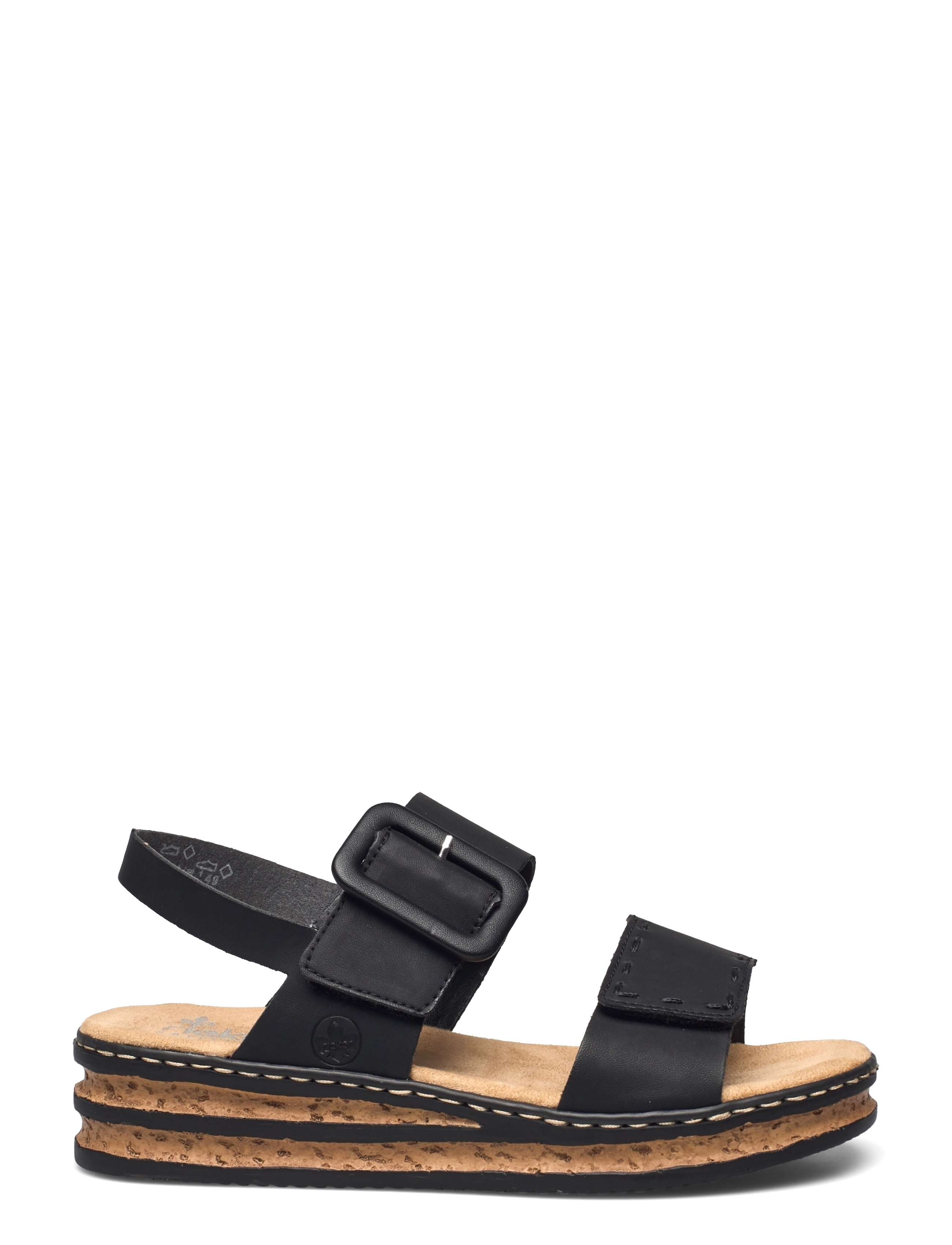 Rieker - 62950-14 - platåsandaler - black - 1