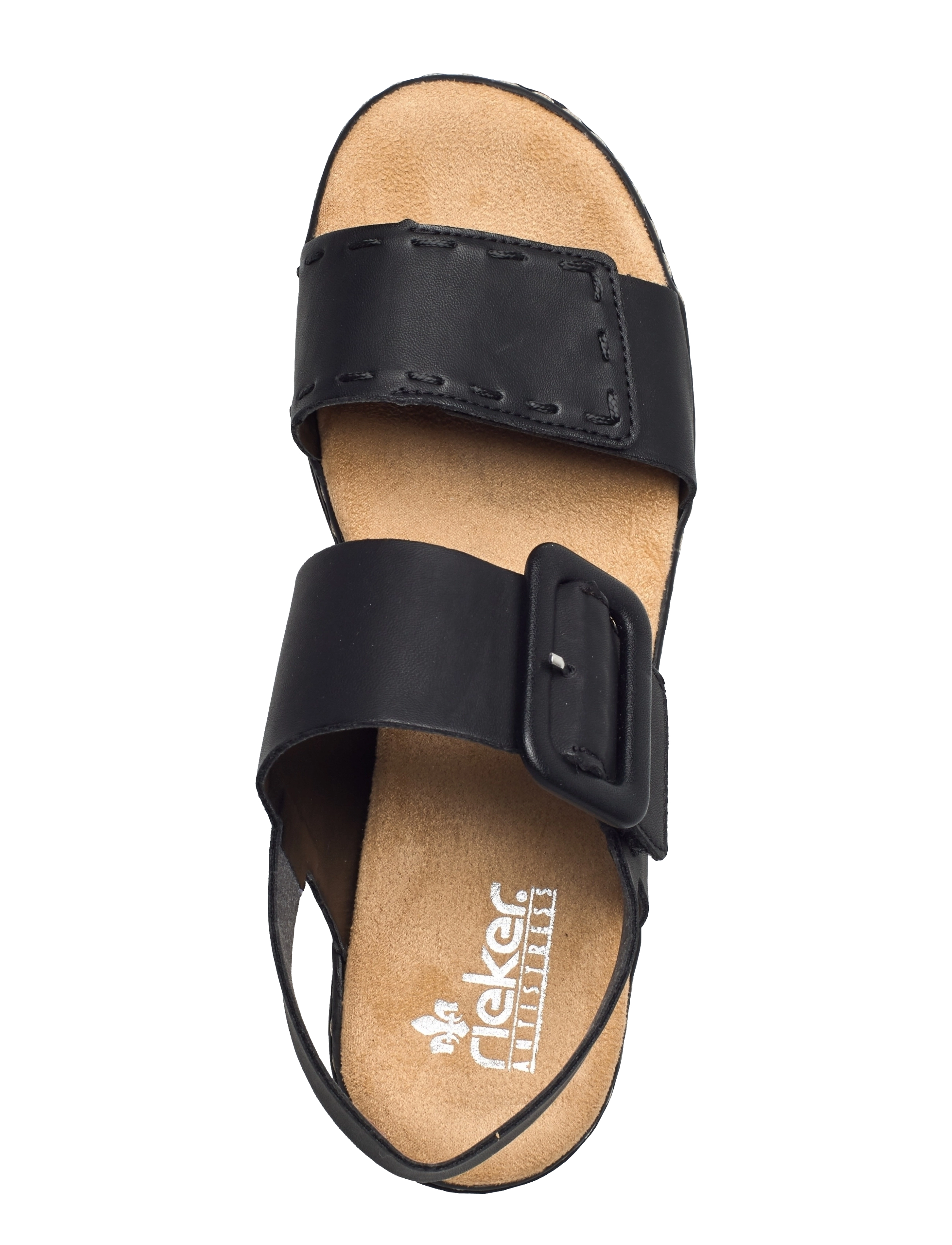 Rieker - 62950-14 - platåsandaler - black - 3