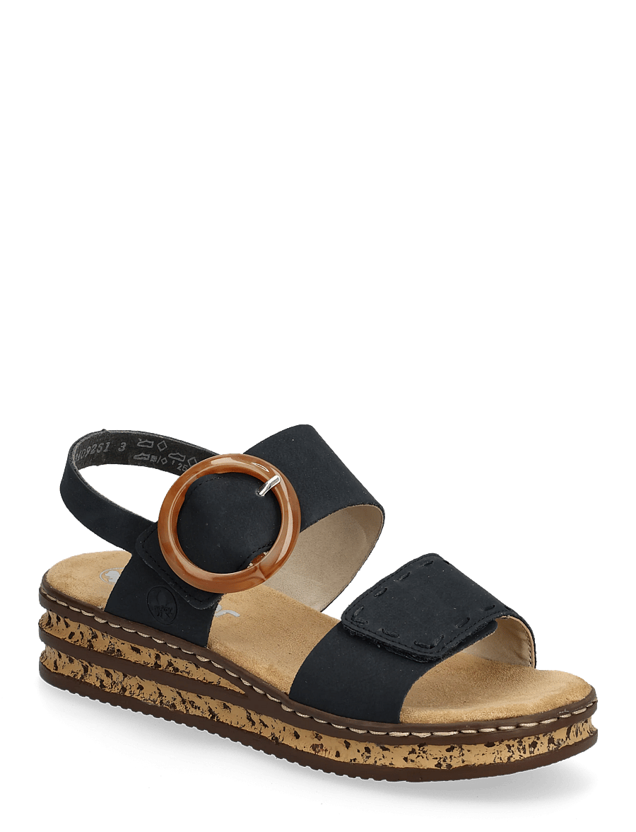 Rieker - 62950-14 - plateau-sandalen - blue - 0