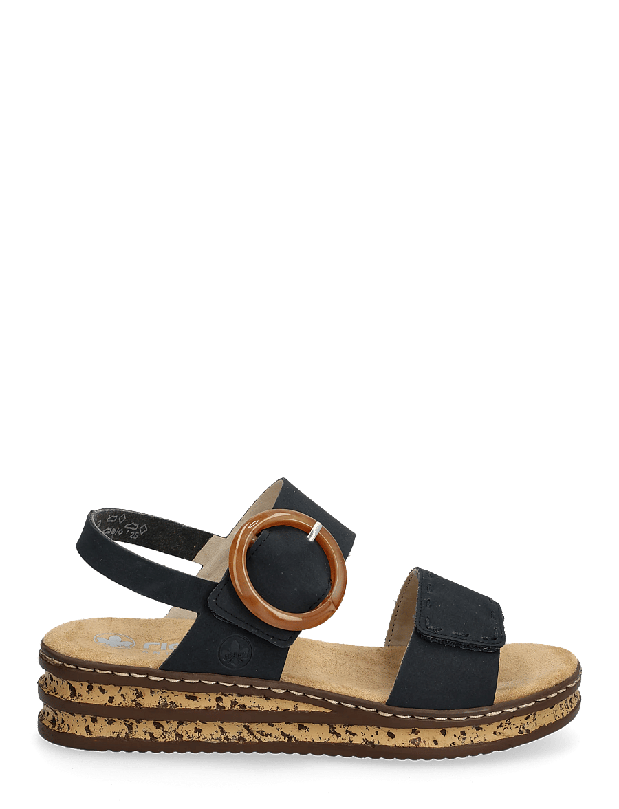 Rieker - 62950-14 - plateau-sandalen - blue - 1