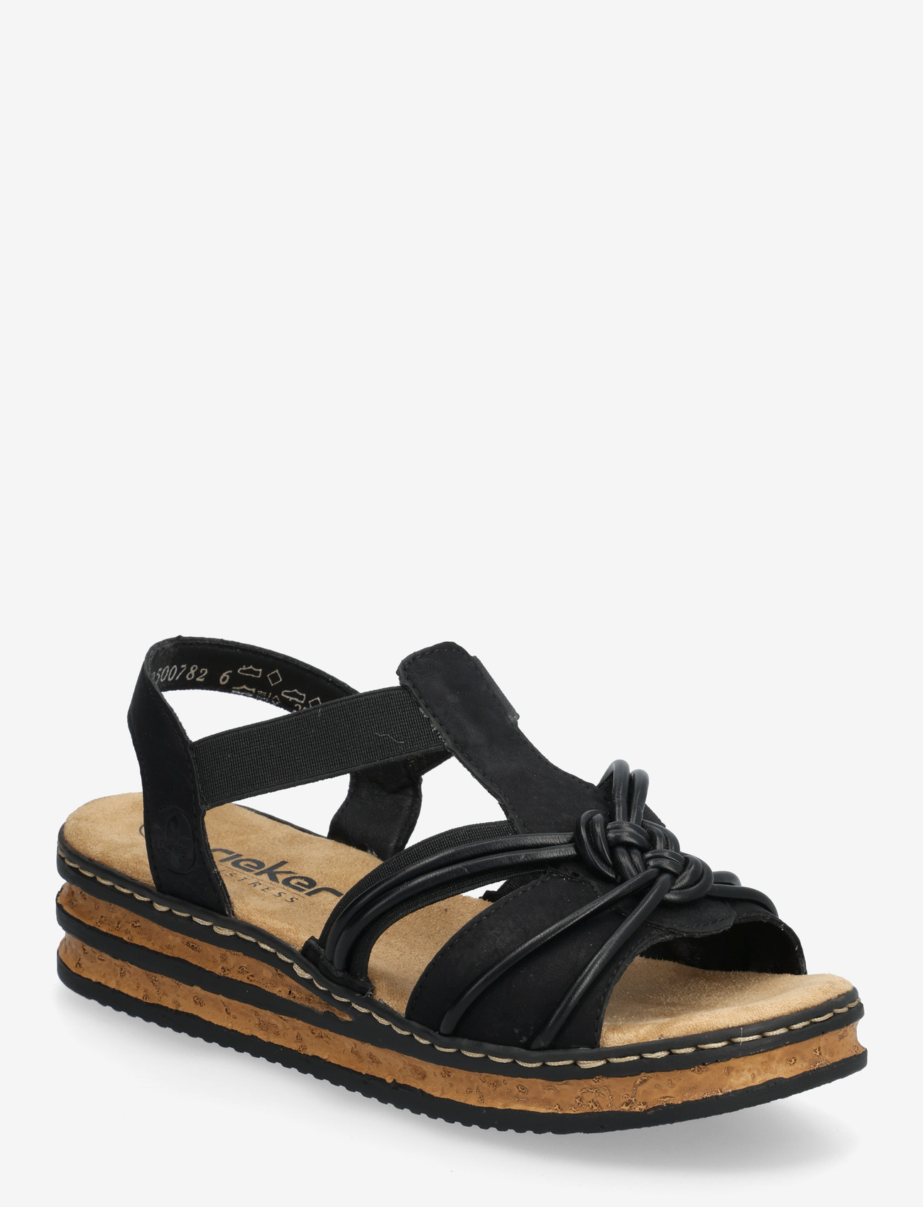 Rieker - 62969-00 - platformsandaler - black - 0