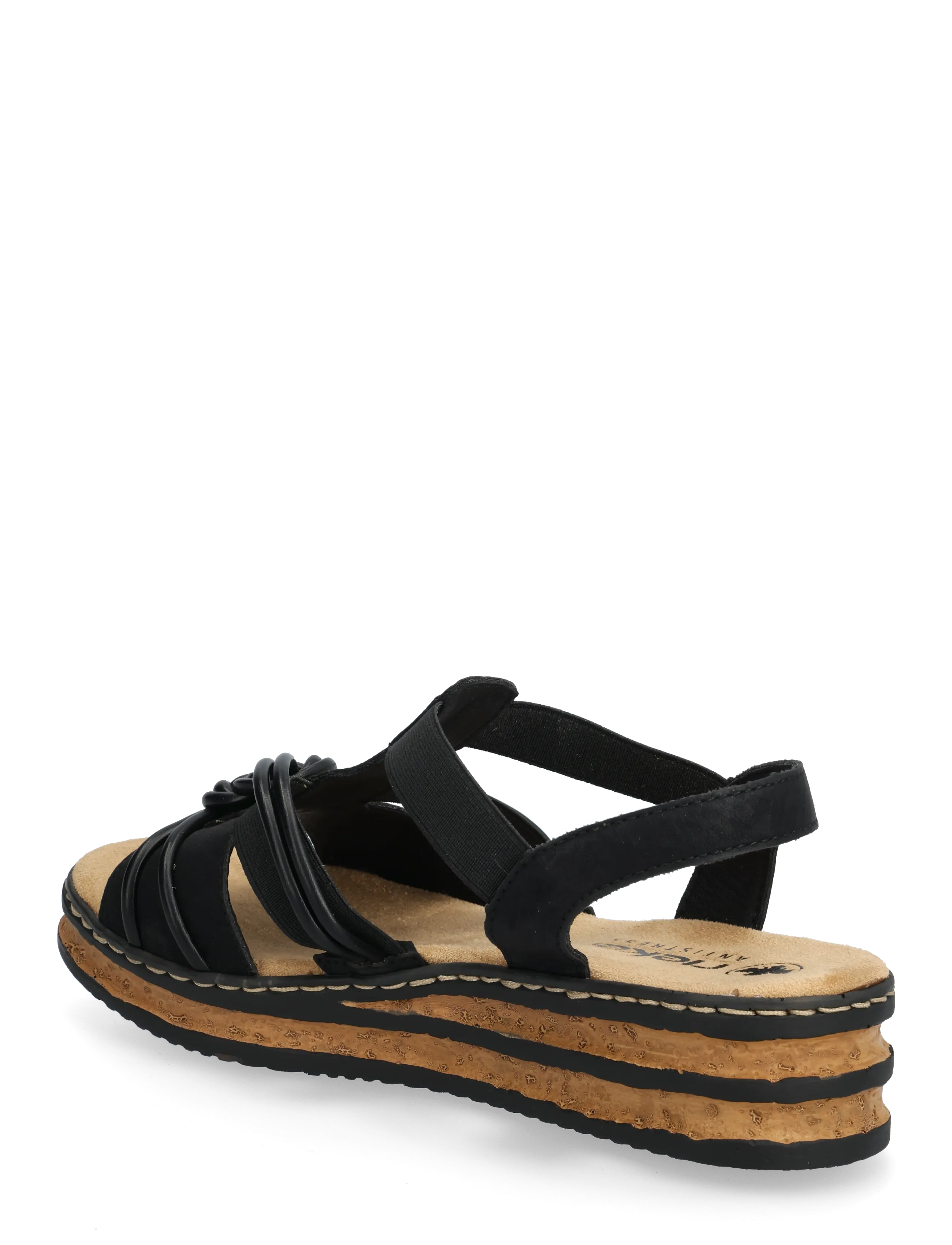 Rieker - 62969-00 - plateau-sandalen - black - 2