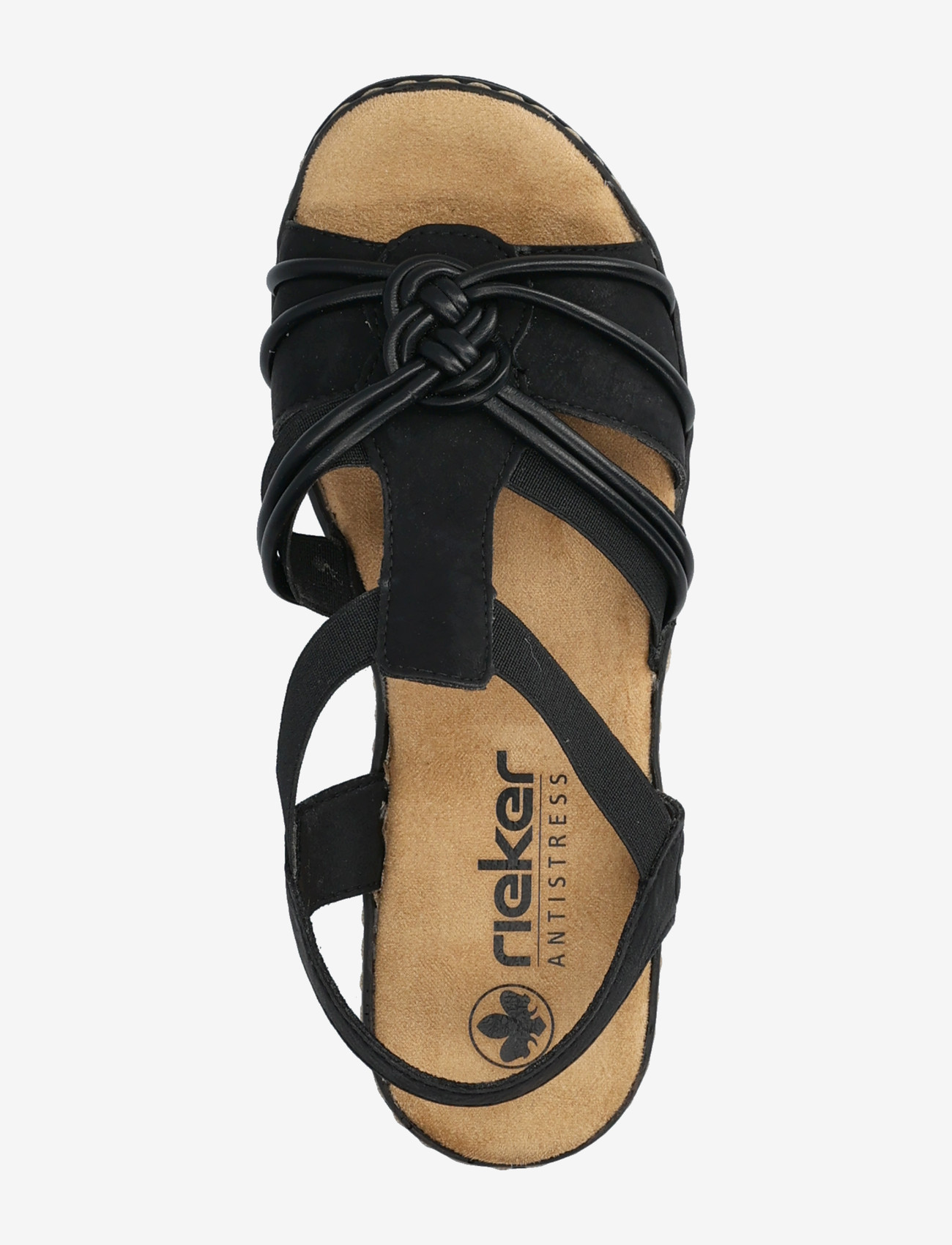 Rieker - 62969-00 - platformsandaler - black - 3