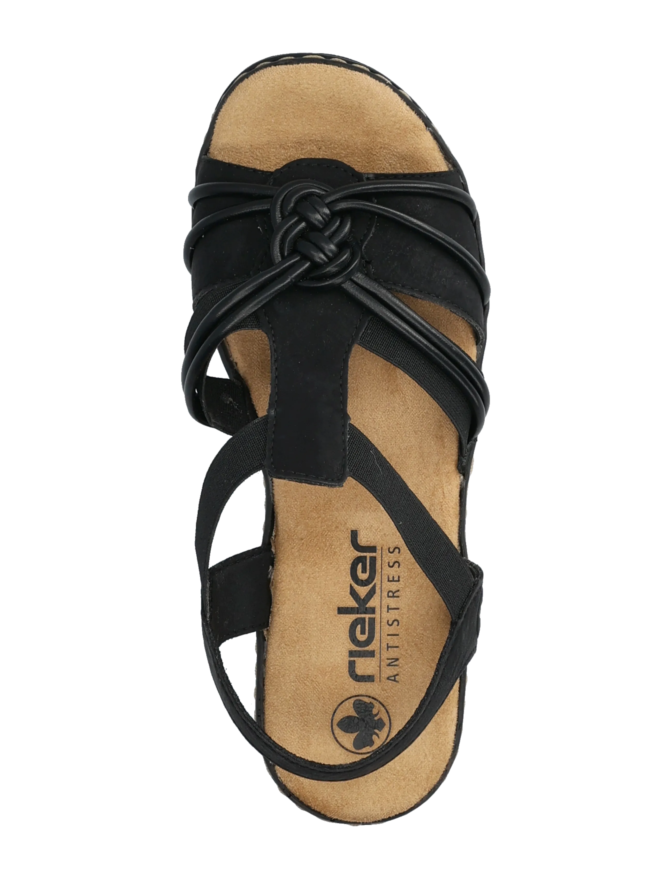 Rieker - 62969-00 - plateau-sandalen - black - 3
