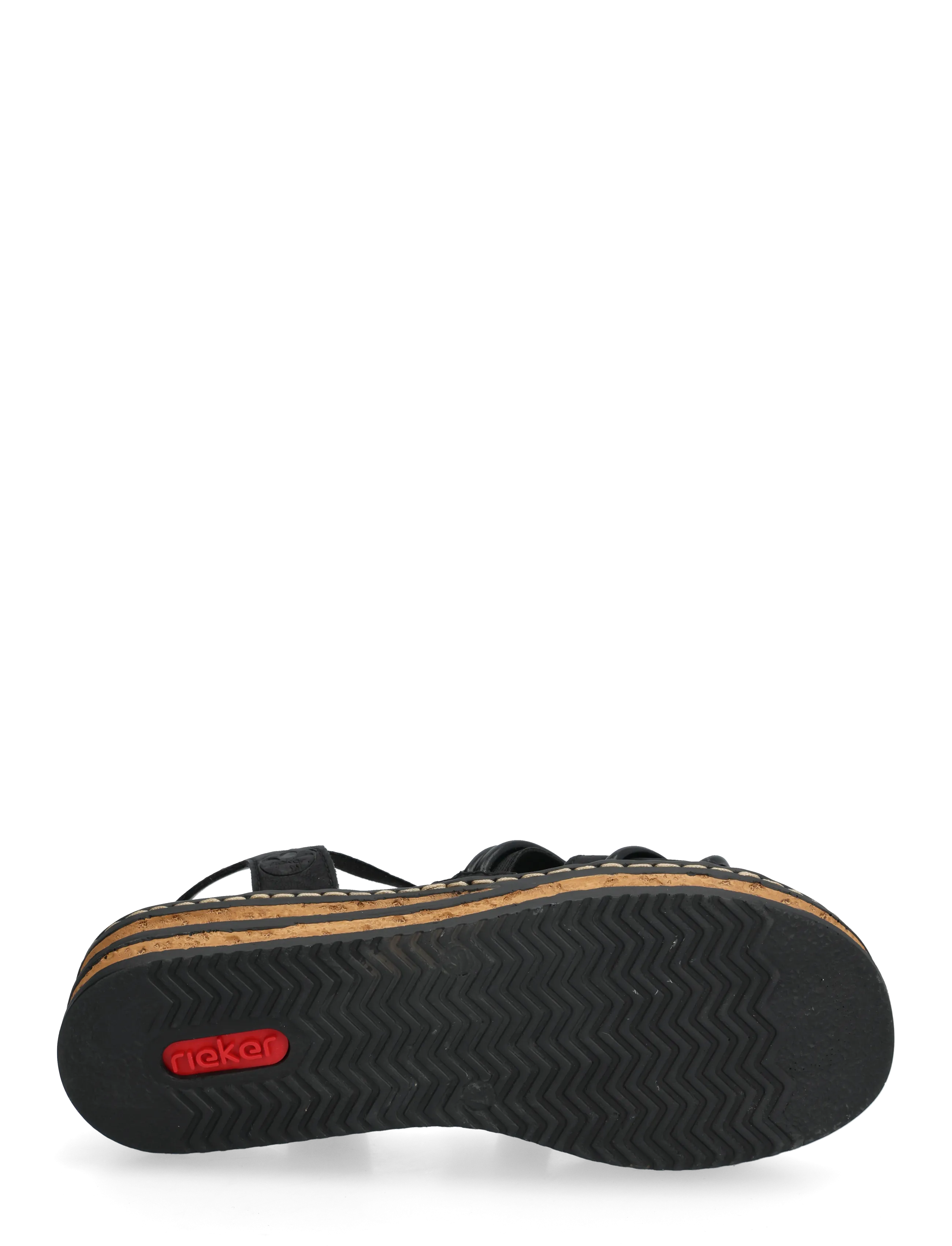 Rieker - 62969-00 - plateau-sandalen - black - 4