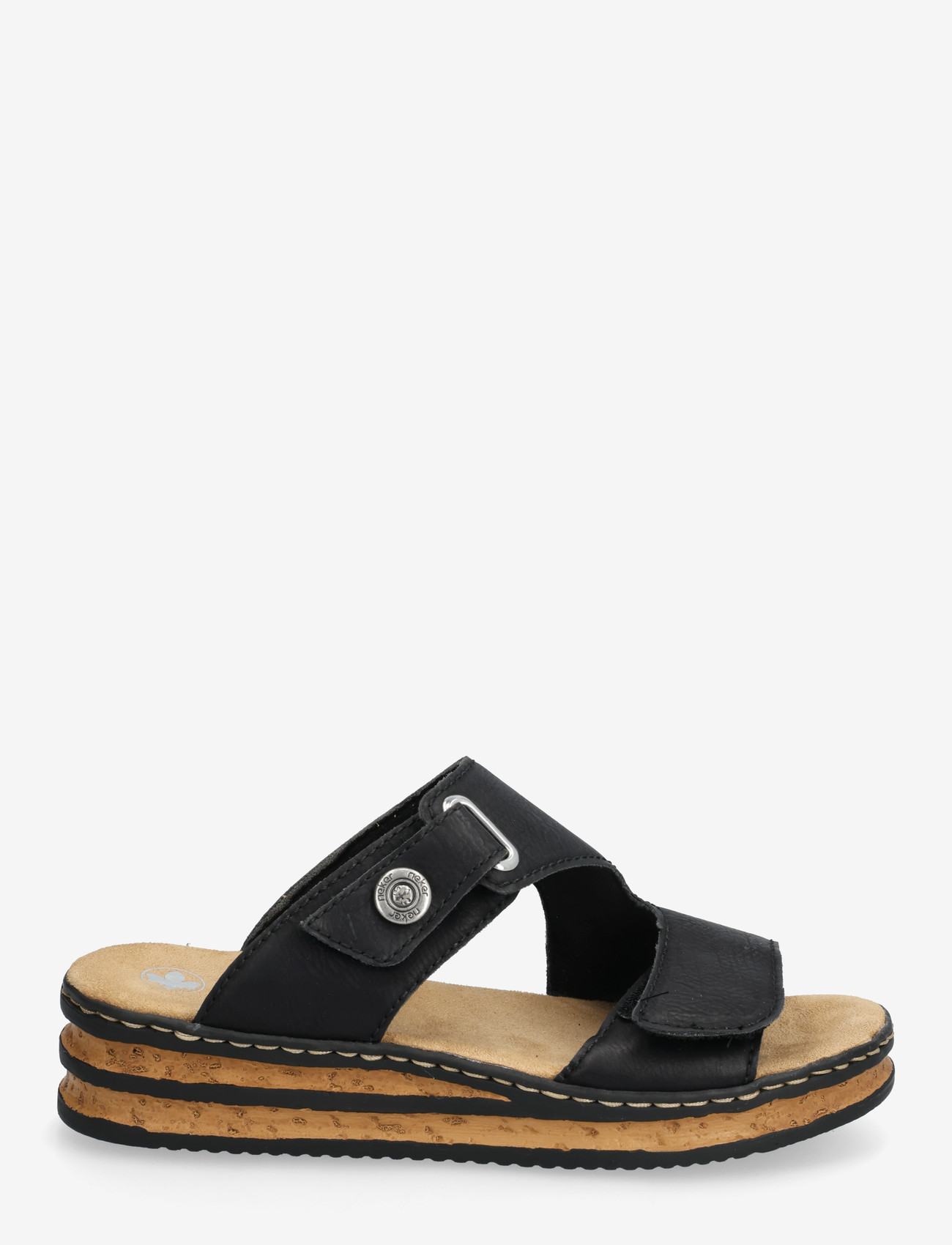 Rieker - 62980-01 - platformsandaler - black - 1