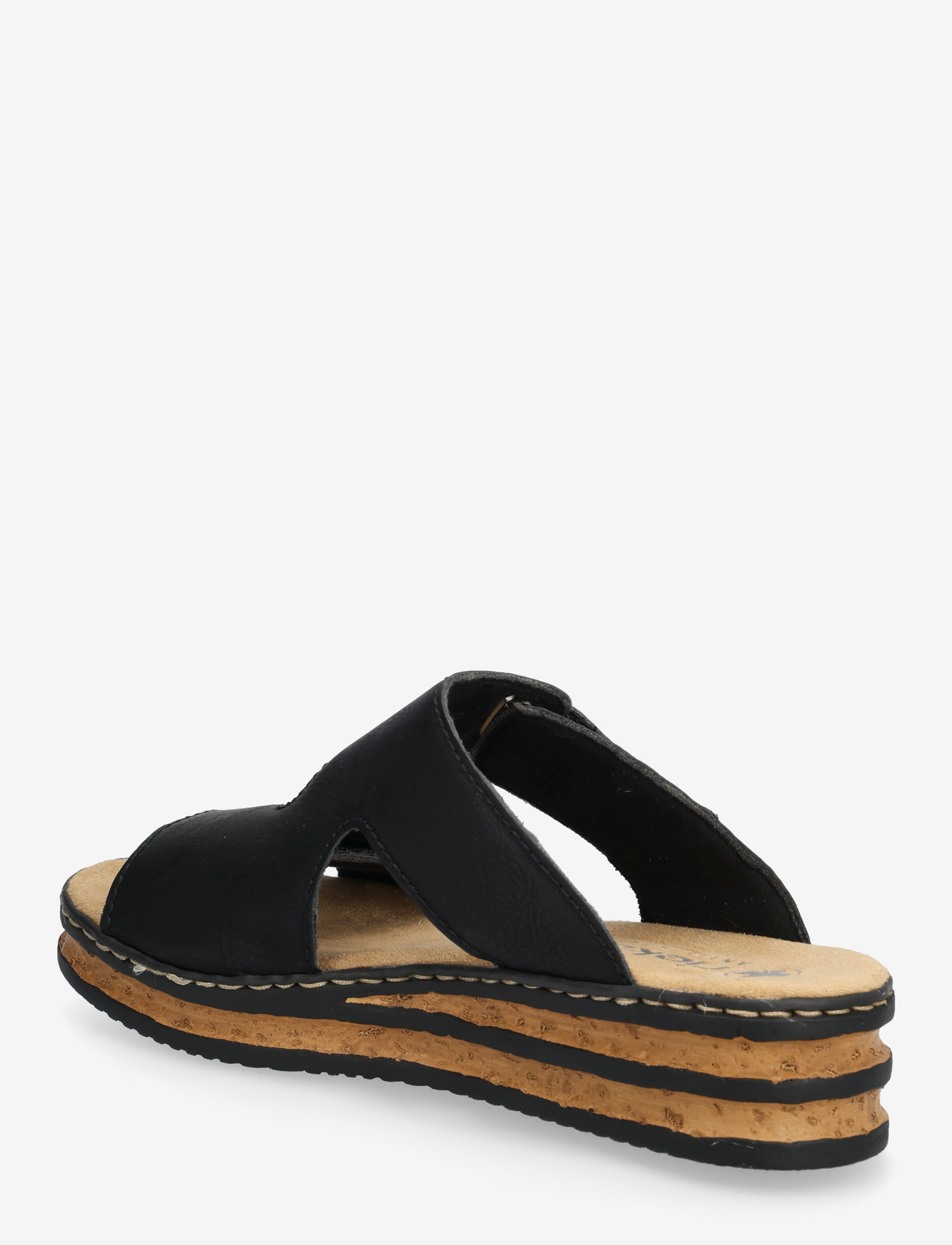 Rieker - 62980-01 - platformsandaler - black - 2