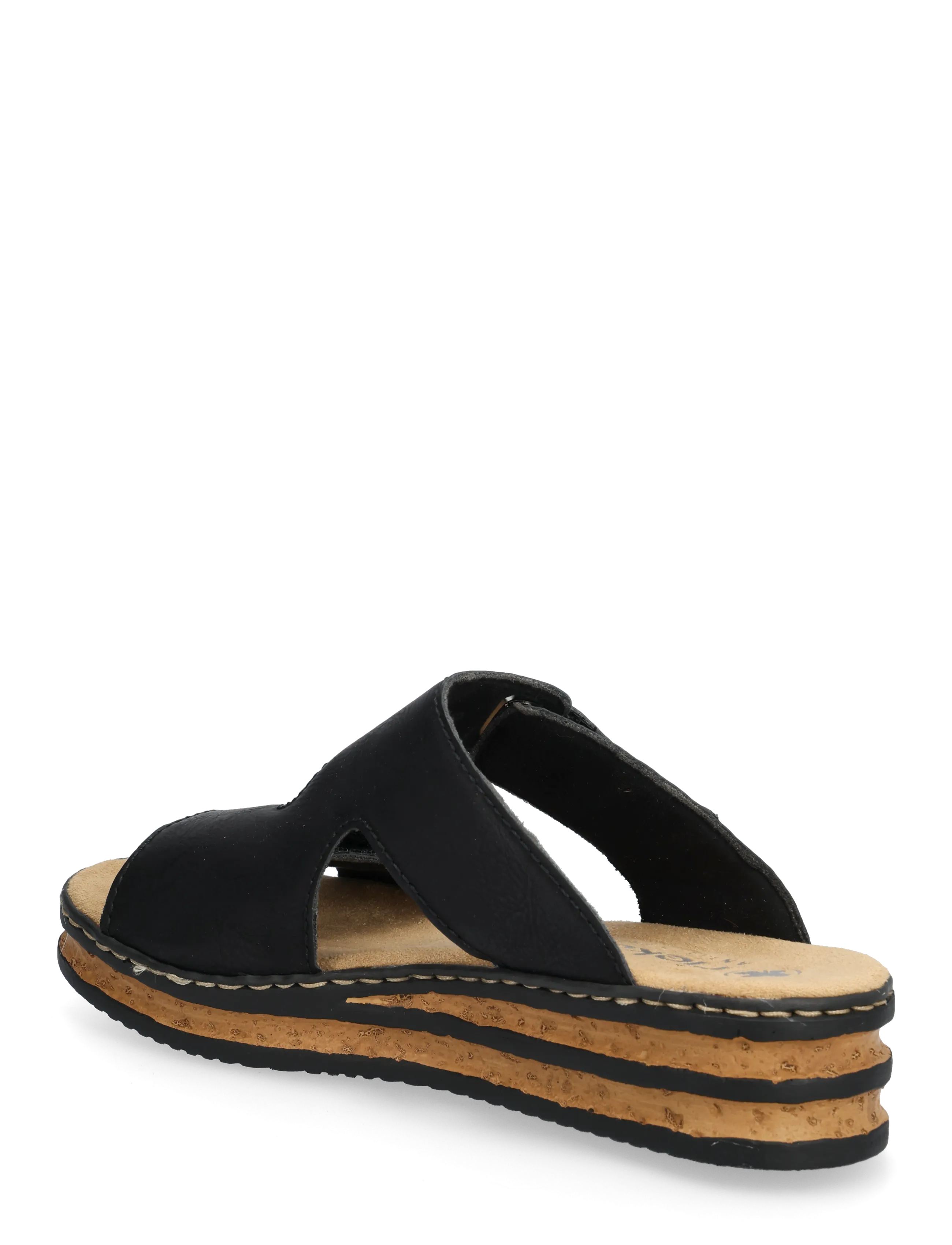 Rieker - 62980-01 - platformsandalen - black - 2