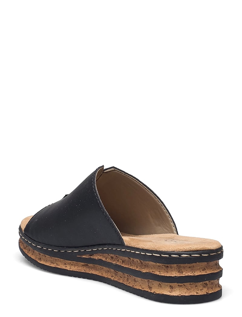 Rieker - 629M9-00 - platte sandalen - black - 2