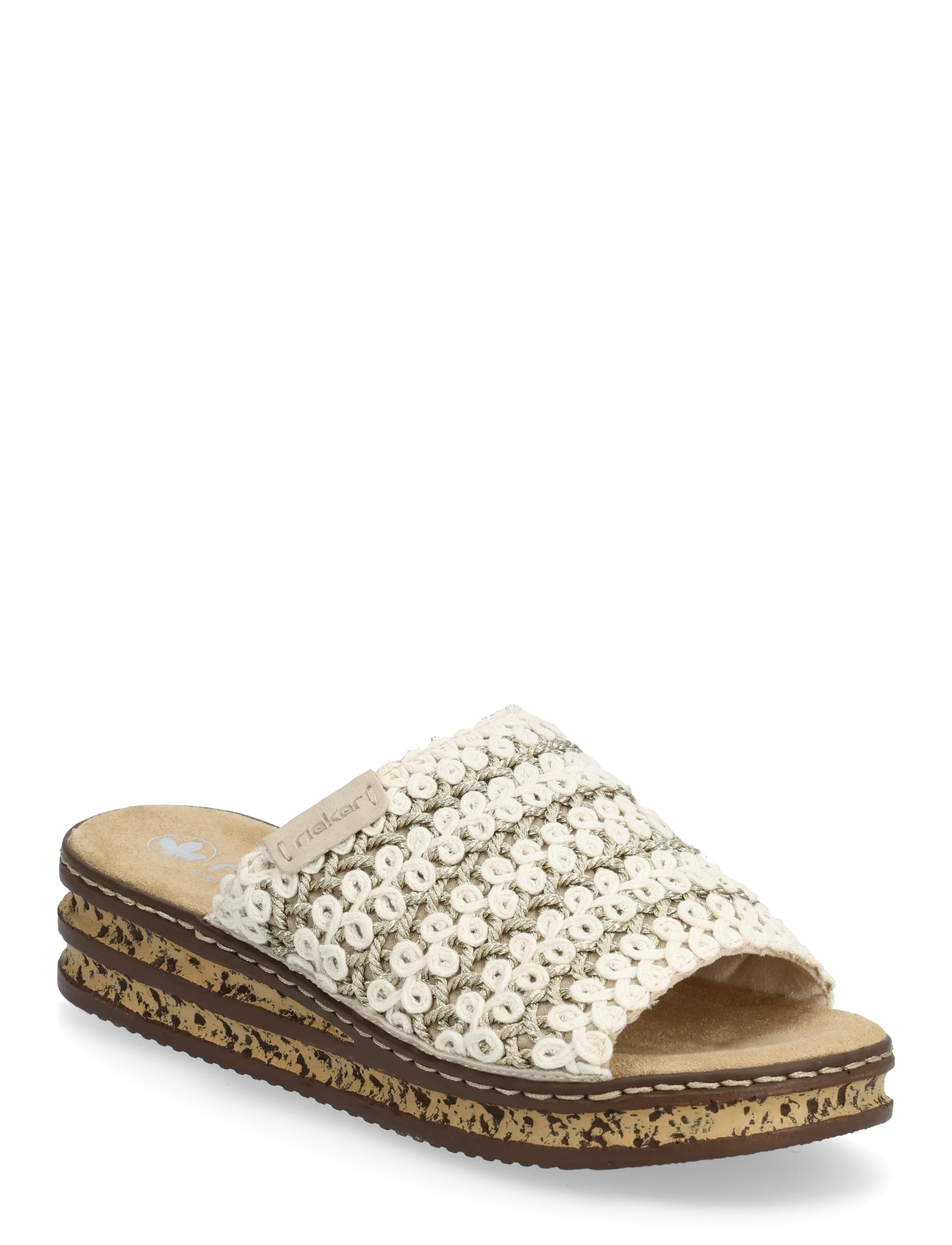 Rieker 629X8-60, 36, Sandals, Beige - Flat Frauen
