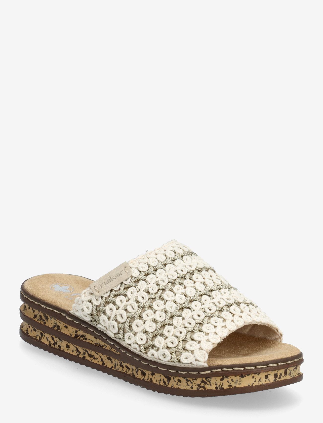 Rieker - 629X8-60 - flat sandals - beige - 0