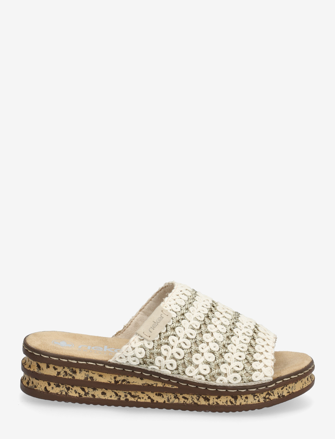 Rieker - 629X8-60 - flat sandals - beige - 1