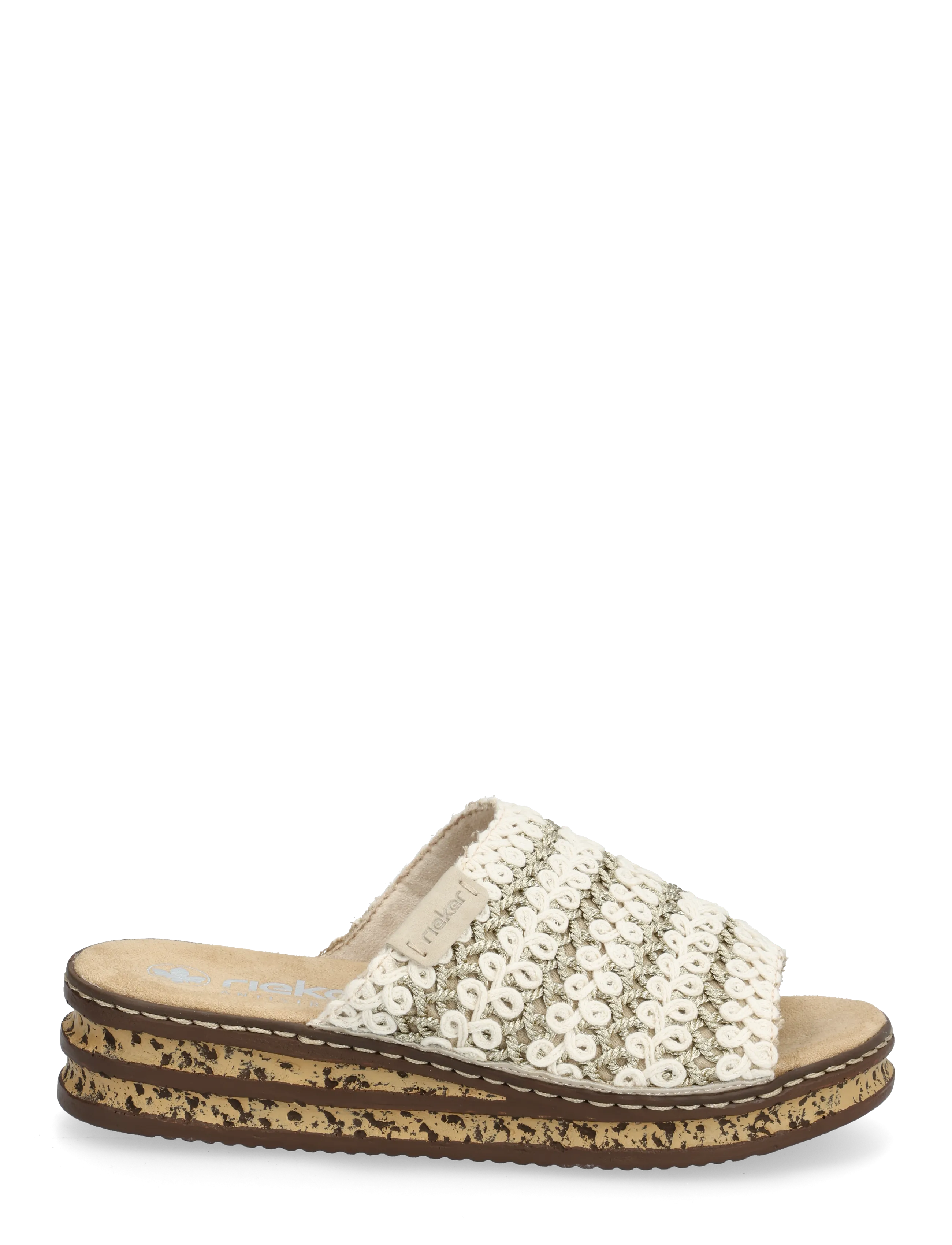 Rieker - 629X8-60 - płaskie sandały - beige - 1