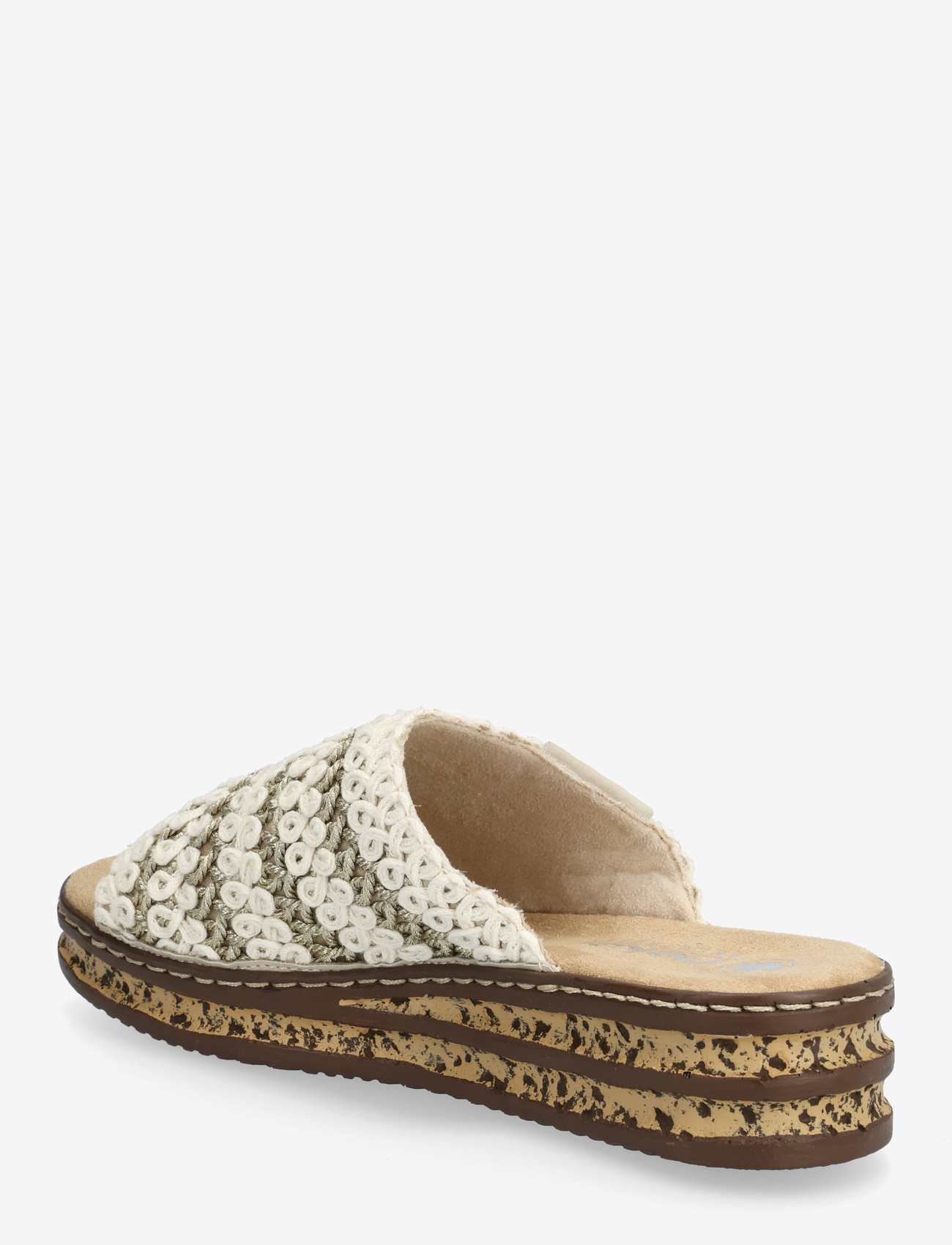 Rieker - 629X8-60 - flat sandals - beige - 2