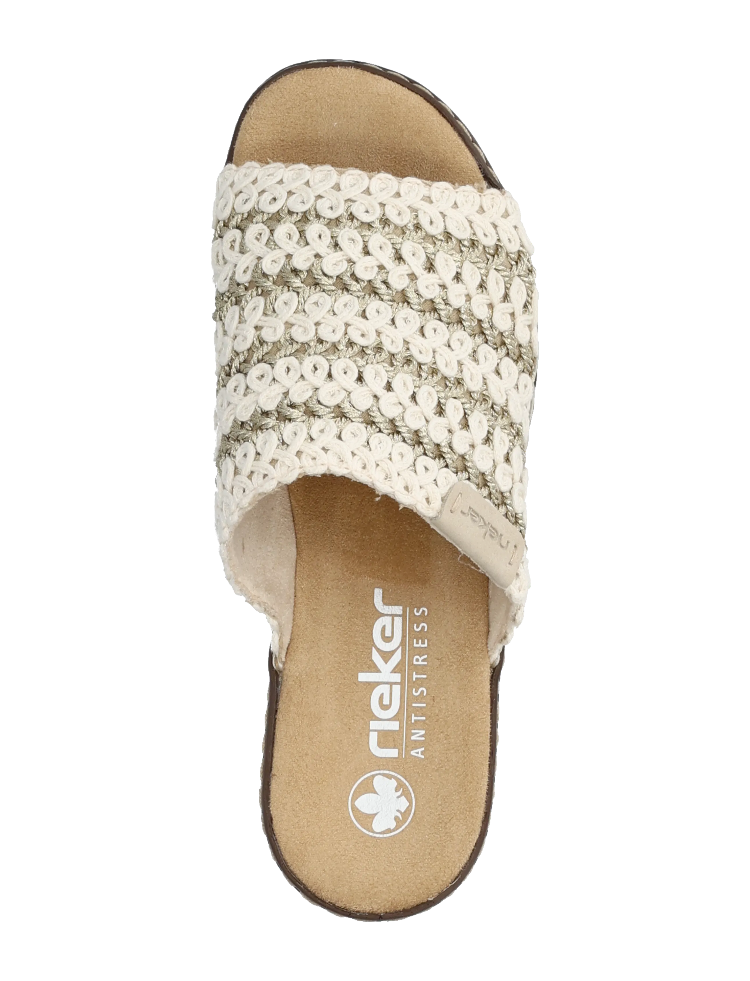 Rieker - 629X8-60 - płaskie sandały - beige - 3