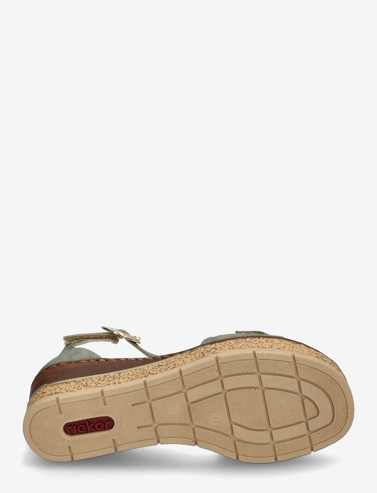 Rieker - 63780-52 - wedge heels - green - 4